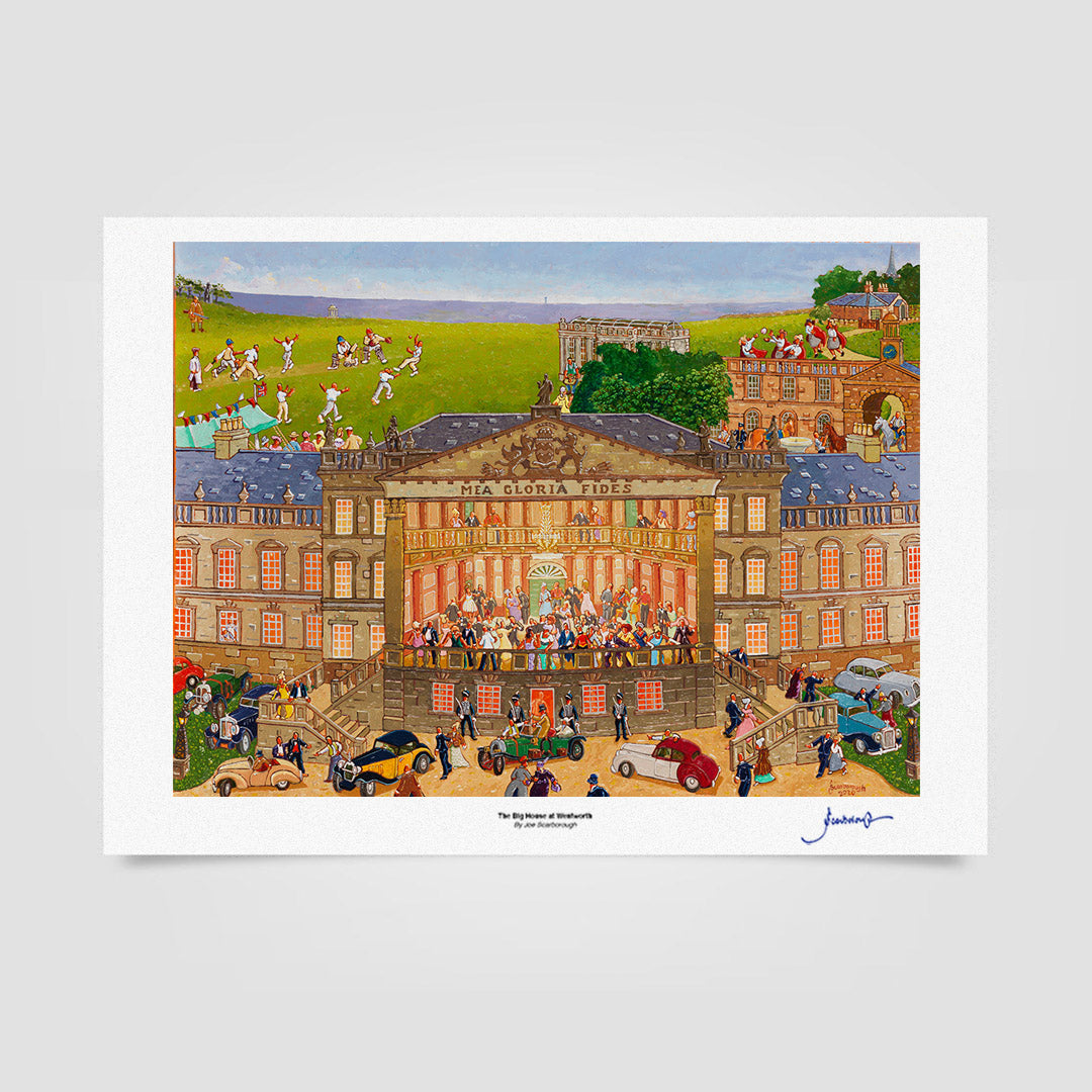 Joe Scarborough Signed Art Print The Big House at Wentworth - Joe Scarborough Art