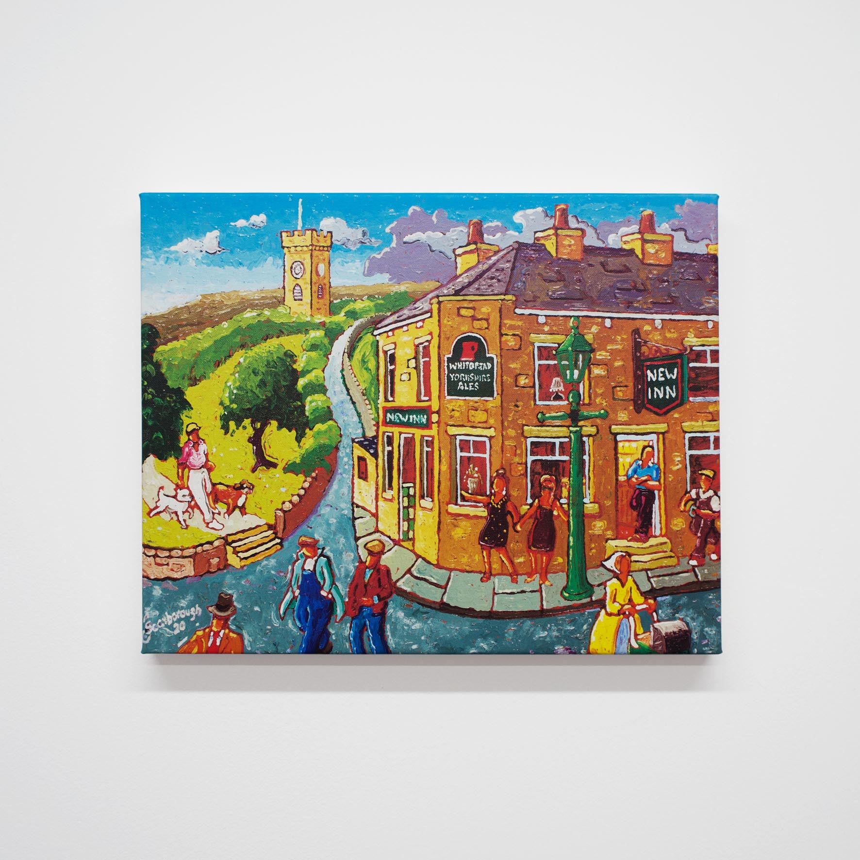 Harry Jenkins （ハリージェンキンス）ヨットレース　アート写真 Joe Scarborough Signed Canvas Print New Inn at Stocksbridge – Joe