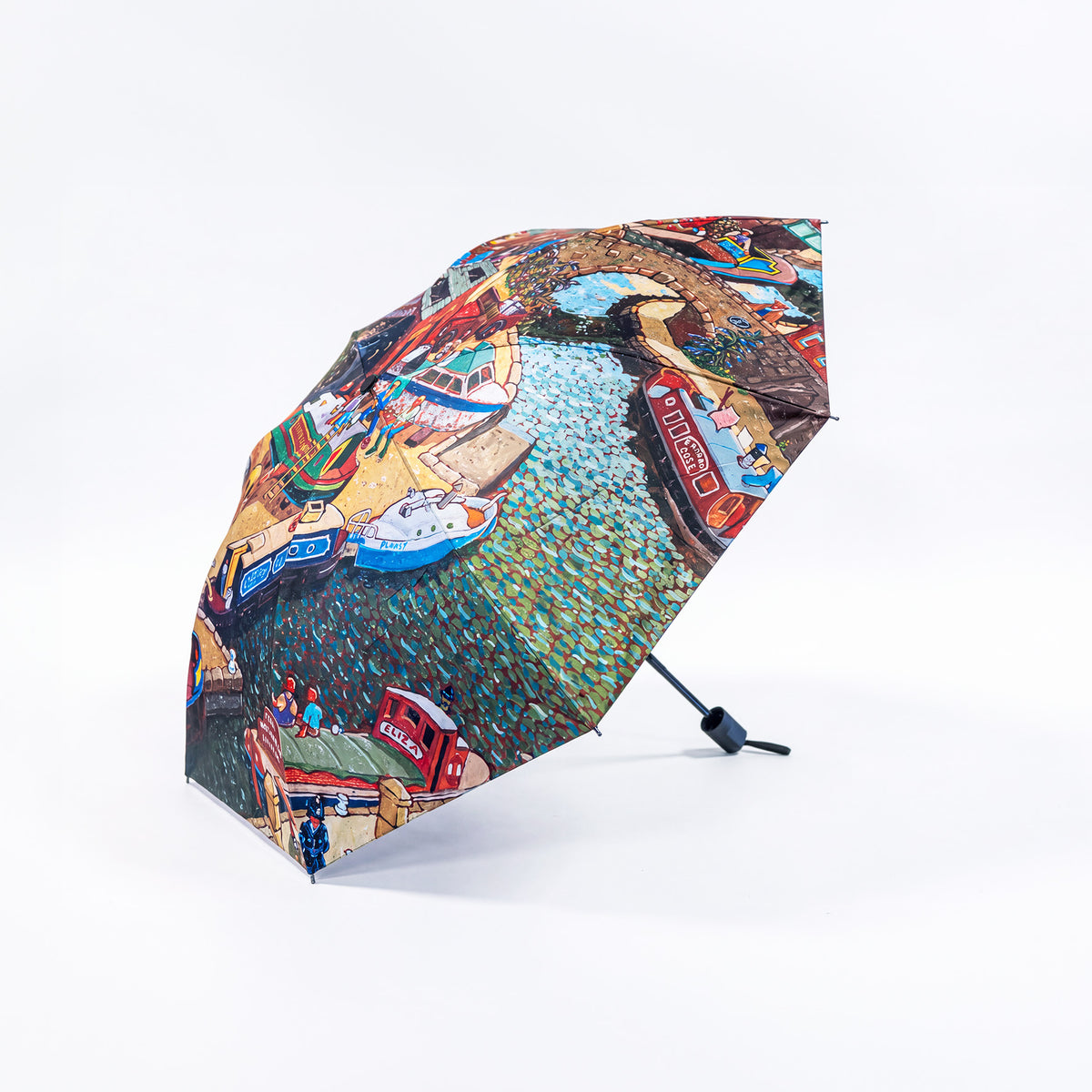 Joe Scarborough Umbrella 5pm on the Canal - Joe Scarborough Art