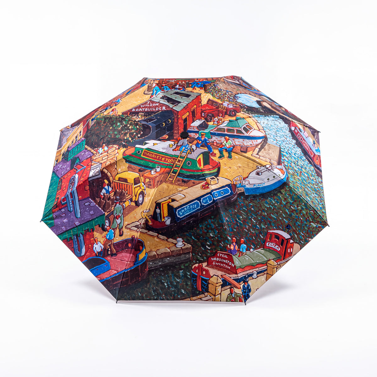 Joe Scarborough Umbrella 5pm on the Canal - Joe Scarborough Art