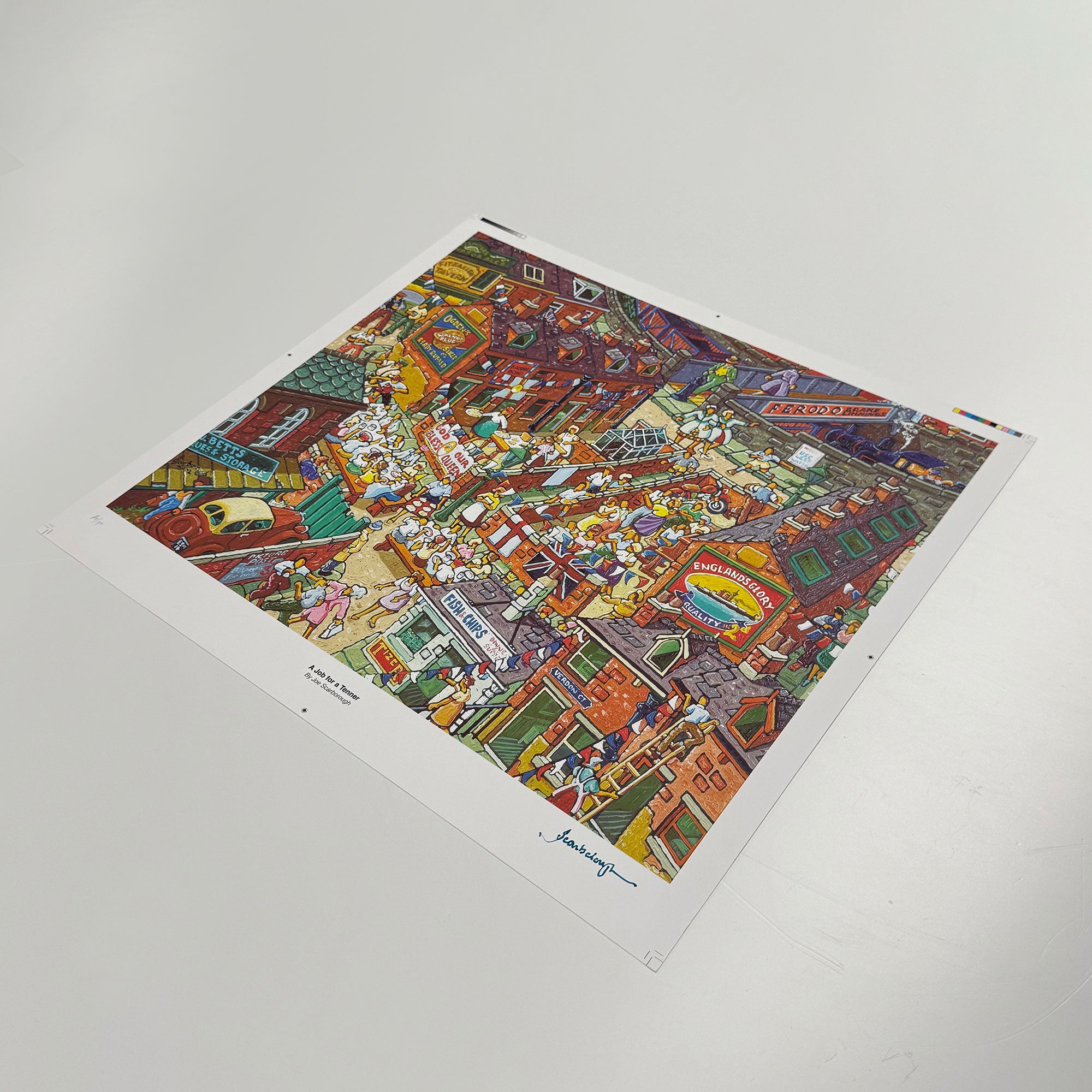A Job for a Tenner Signed Archive Artist Proof Art Print - Joe Scarborough Art