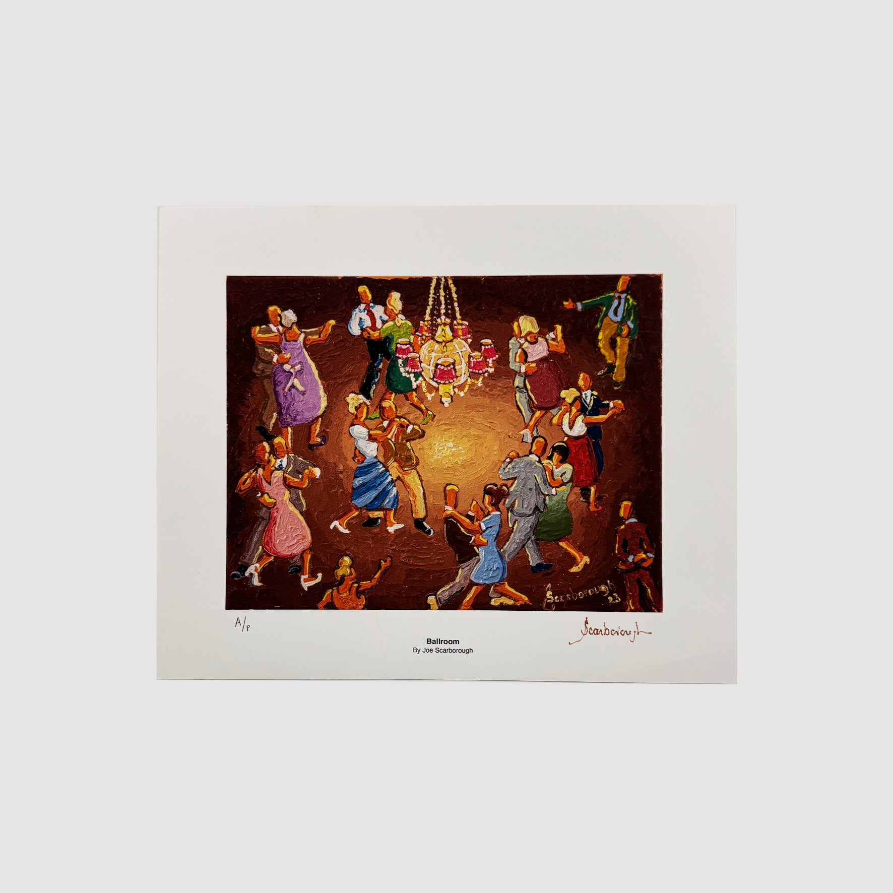 Ballroom Signed Archive Artist Proof Art Print - Joe Scarborough Art