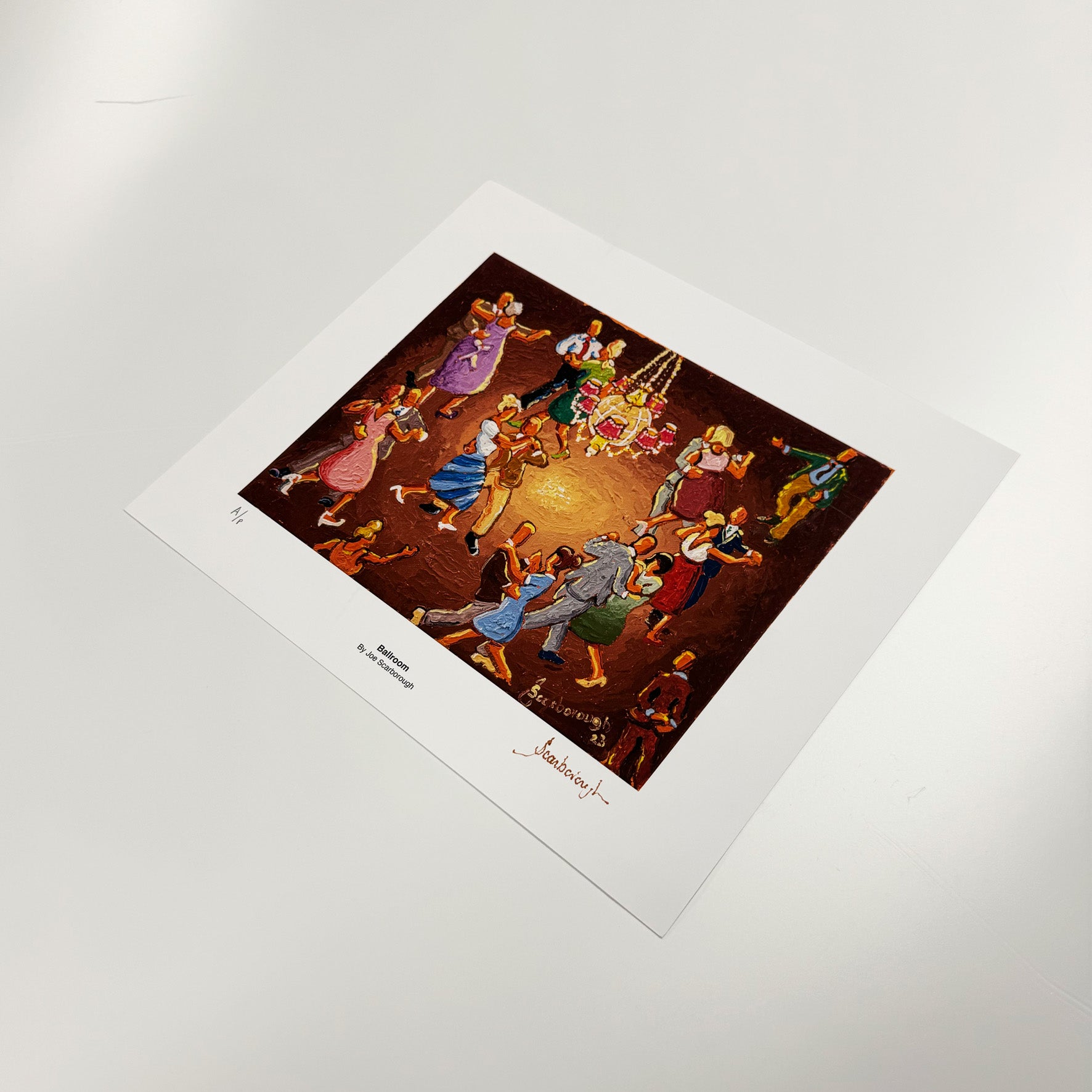 Ballroom Signed Archive Artist Proof Art Print - Joe Scarborough Art