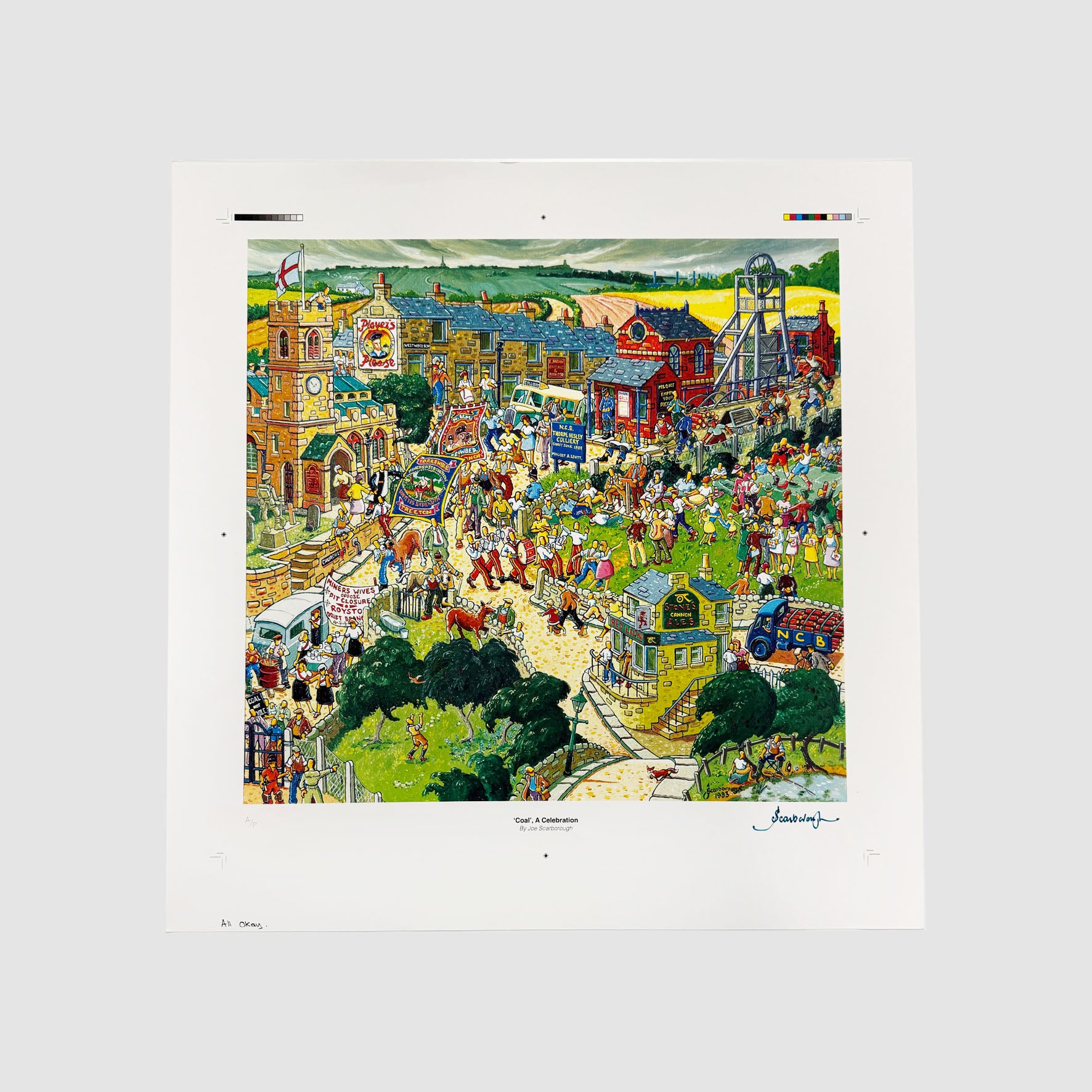 ‘Coal’, A Celebration Signed Archive Artist Proof Art Print - Joe Scarborough Art