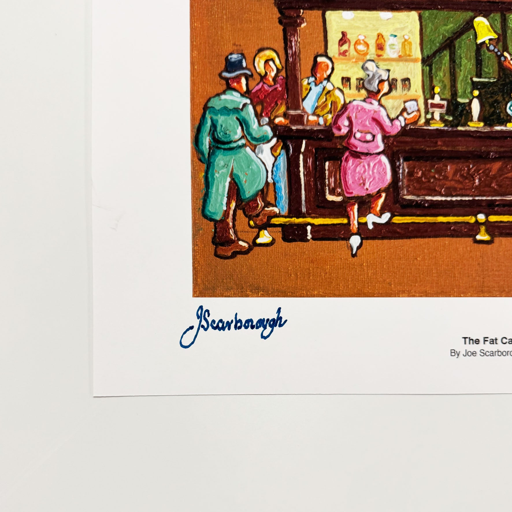 The Fat Cat Signed Archive Artist Proof Art Print - Joe Scarborough Art