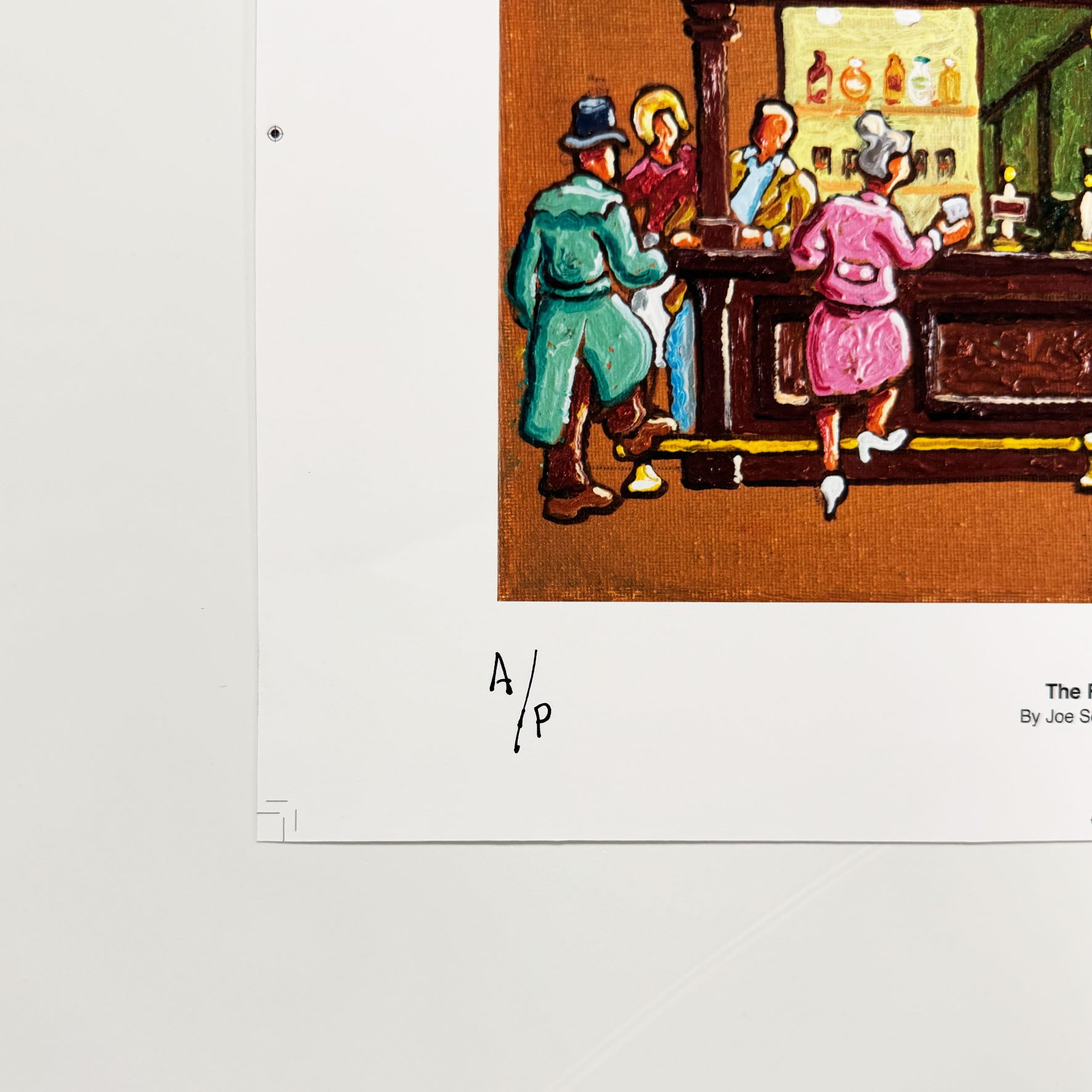 The Fat Cat Signed Archive Artist Proof Art Print (With Crop marks, etc) - Joe Scarborough Art