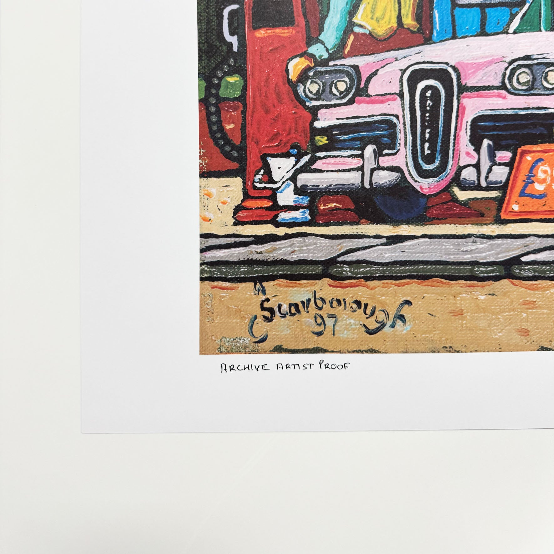 The Ford Edsel Signed Archive Artist Proof Art Print - Joe Scarborough Art