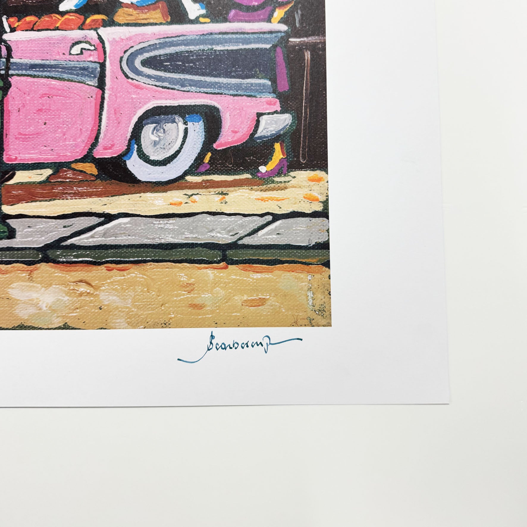 The Ford Edsel Signed Archive Artist Proof Art Print - Joe Scarborough Art