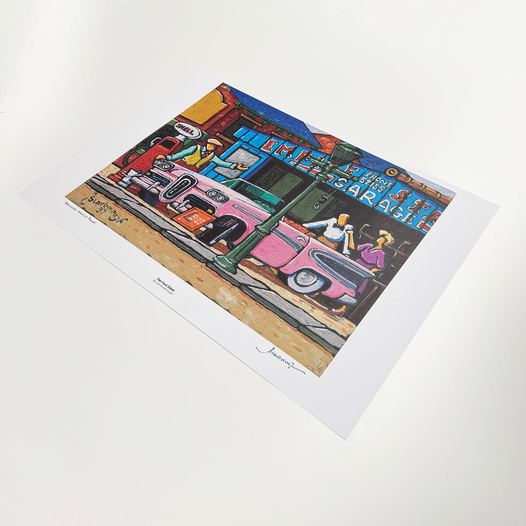 The Ford Edsel Signed Archive Artist Proof Art Print - Joe Scarborough Art