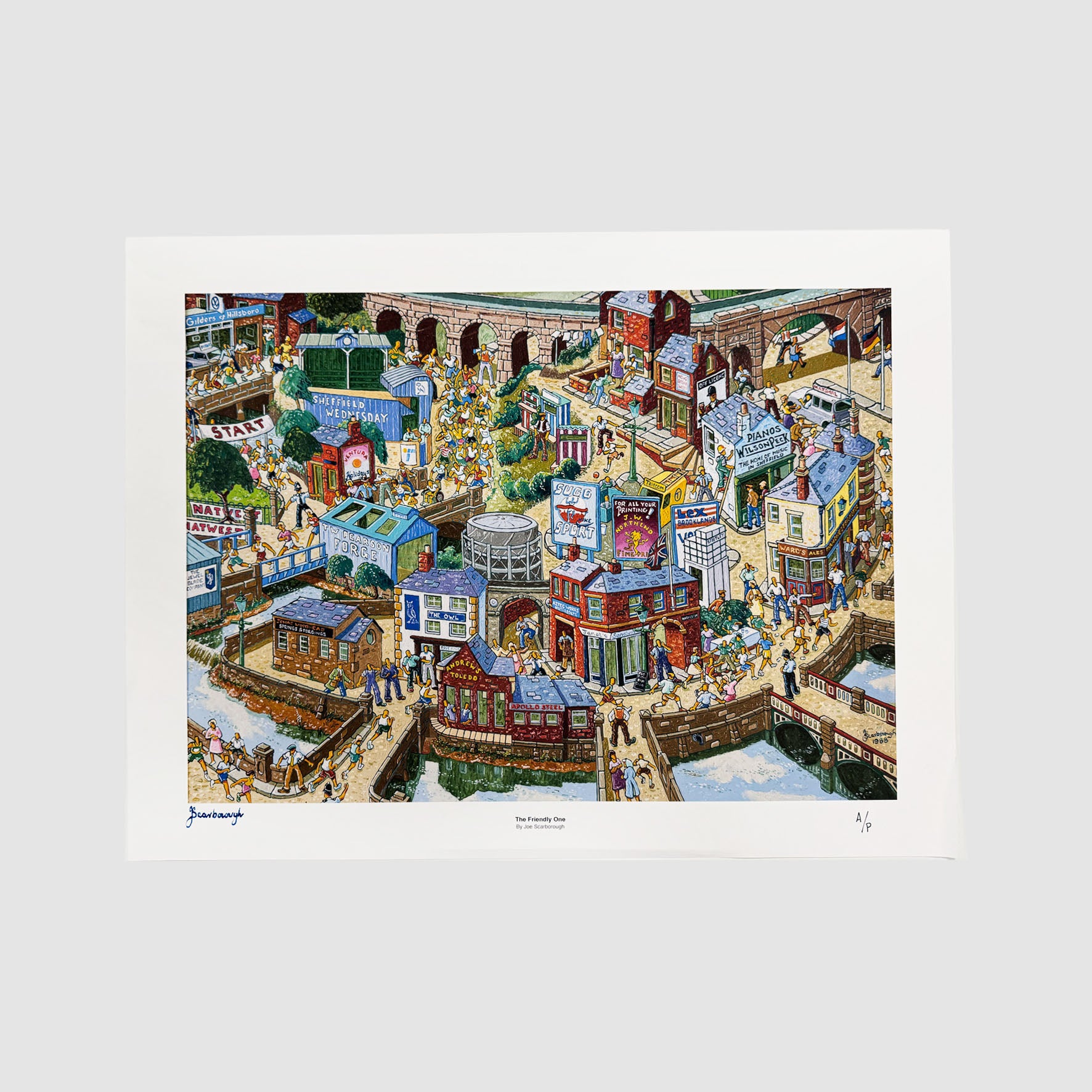 The Friendly One Signed Archive Artist Proof Art Print - Joe Scarborough Art