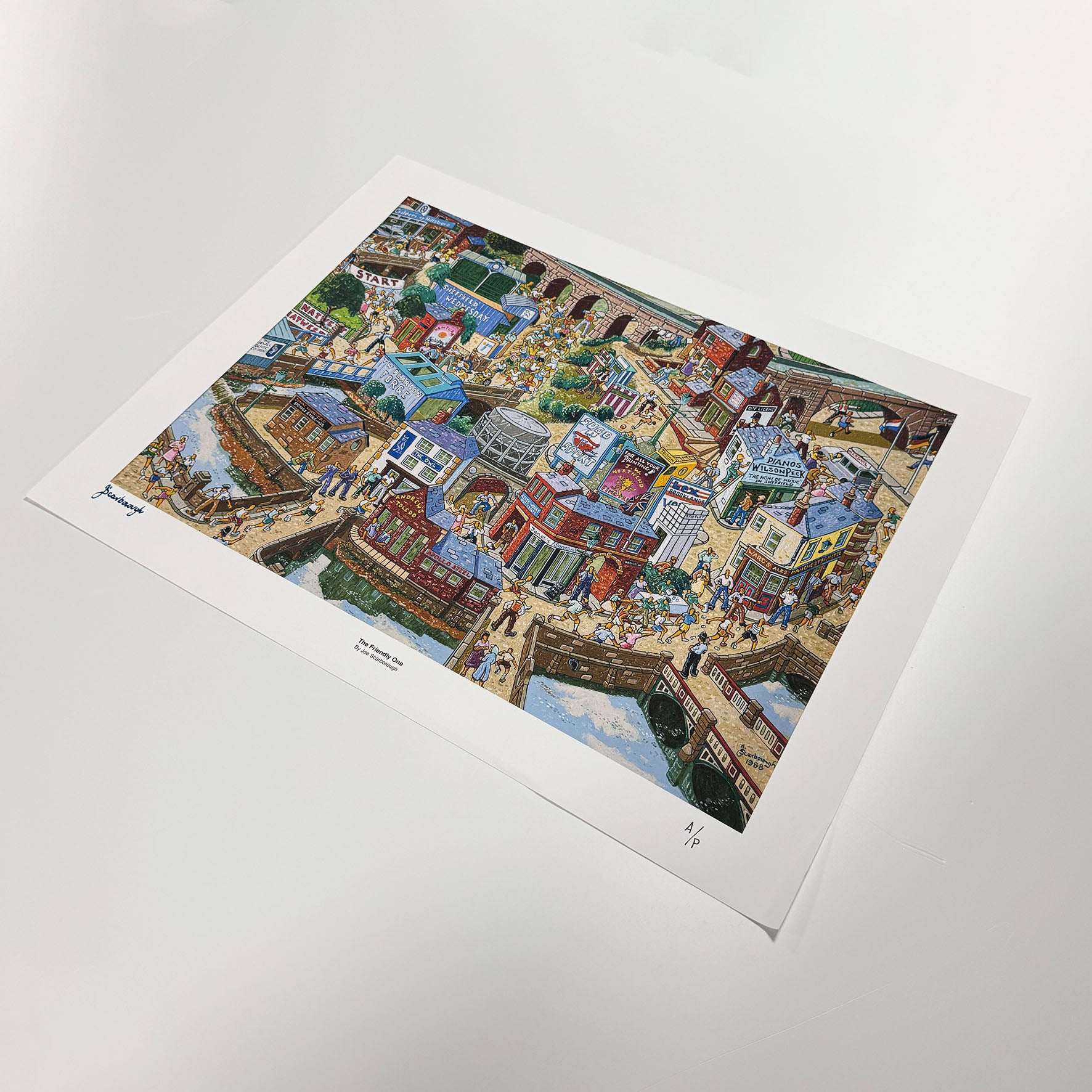 The Friendly One Signed Archive Artist Proof Art Print - Joe Scarborough Art