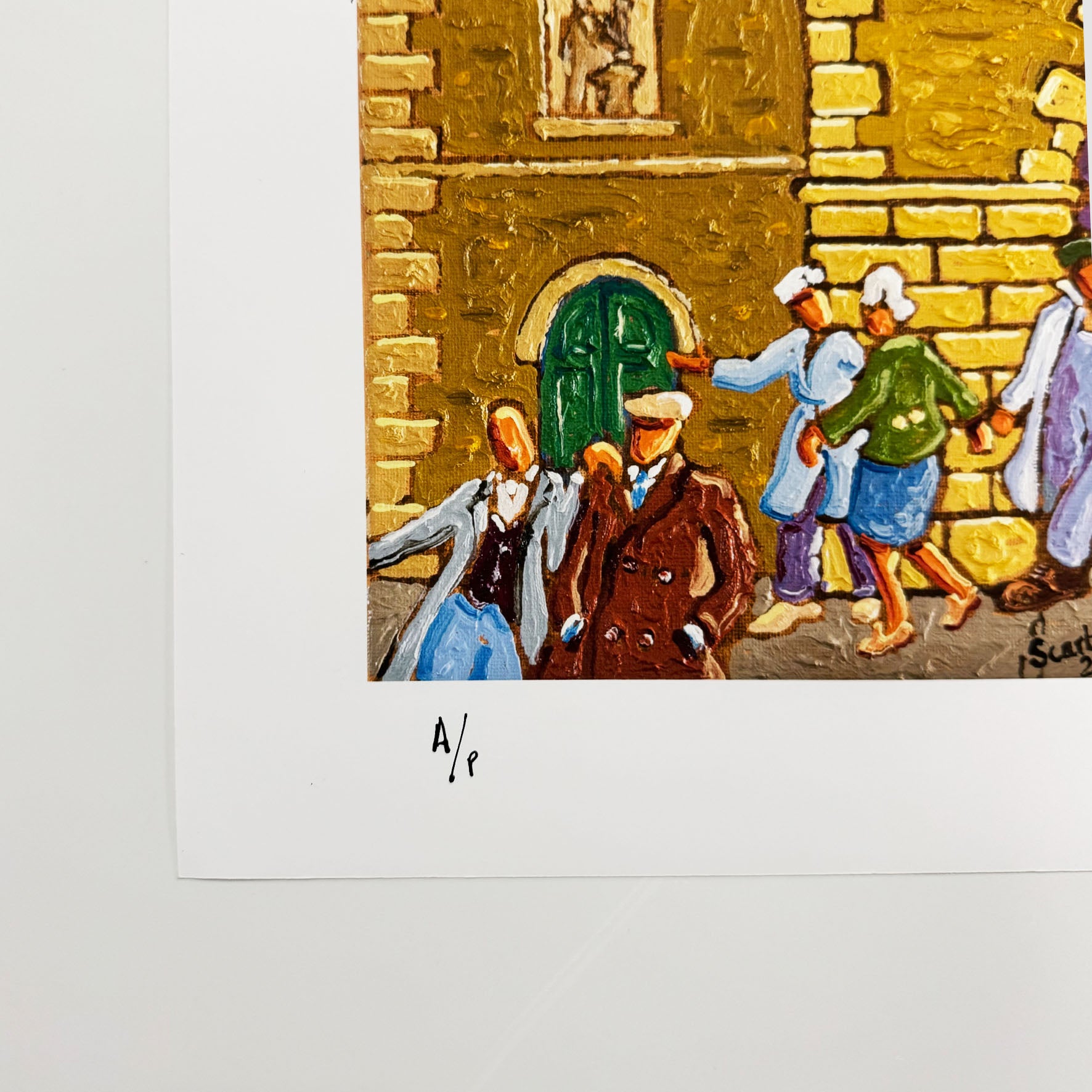 Green Lane Work Signed Archive Artist Proof Art Print - Joe Scarborough Art