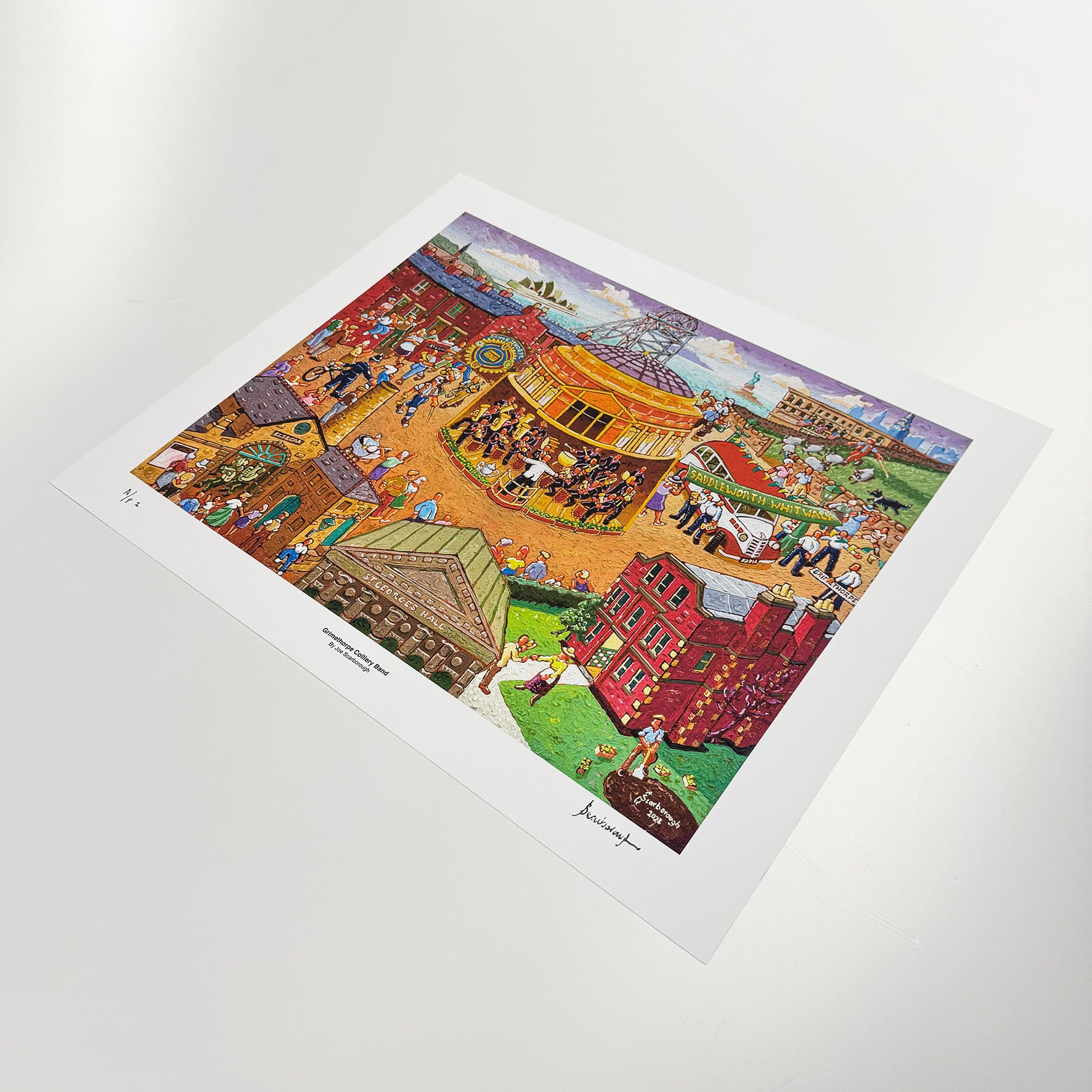 Grimethorpe Colliery Band Signed Archive Artist Proof Art Print - Joe Scarborough Art