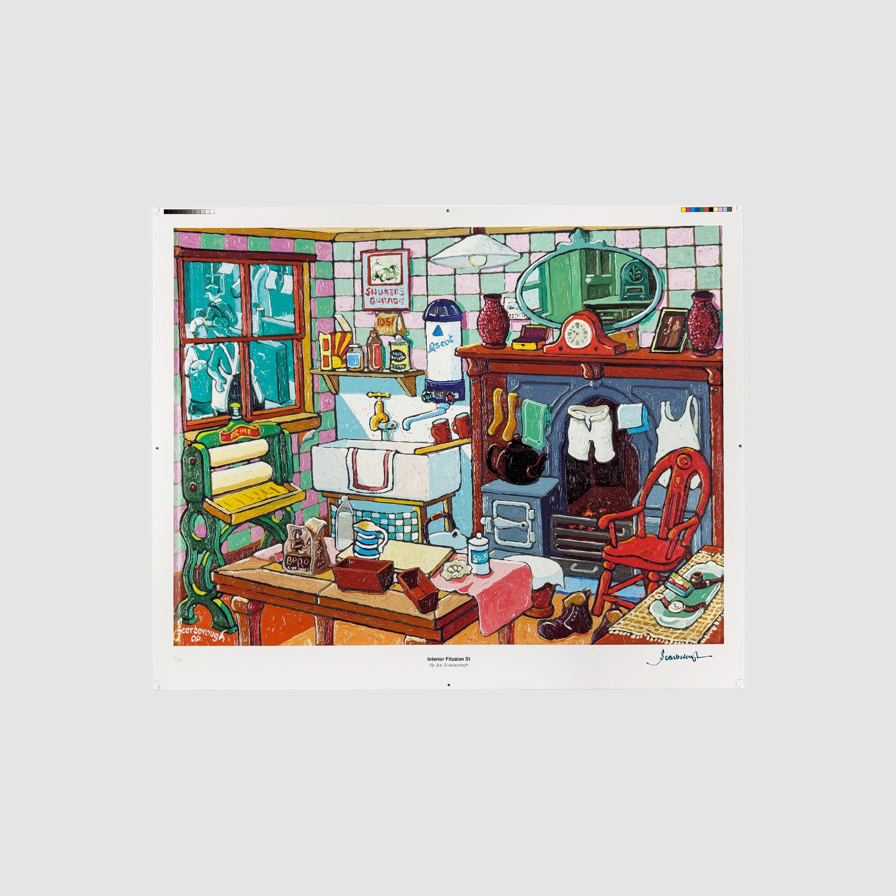 Interior Fitzalan St AP (1) Signed Archive Artist Proof Art Print - Joe Scarborough Art