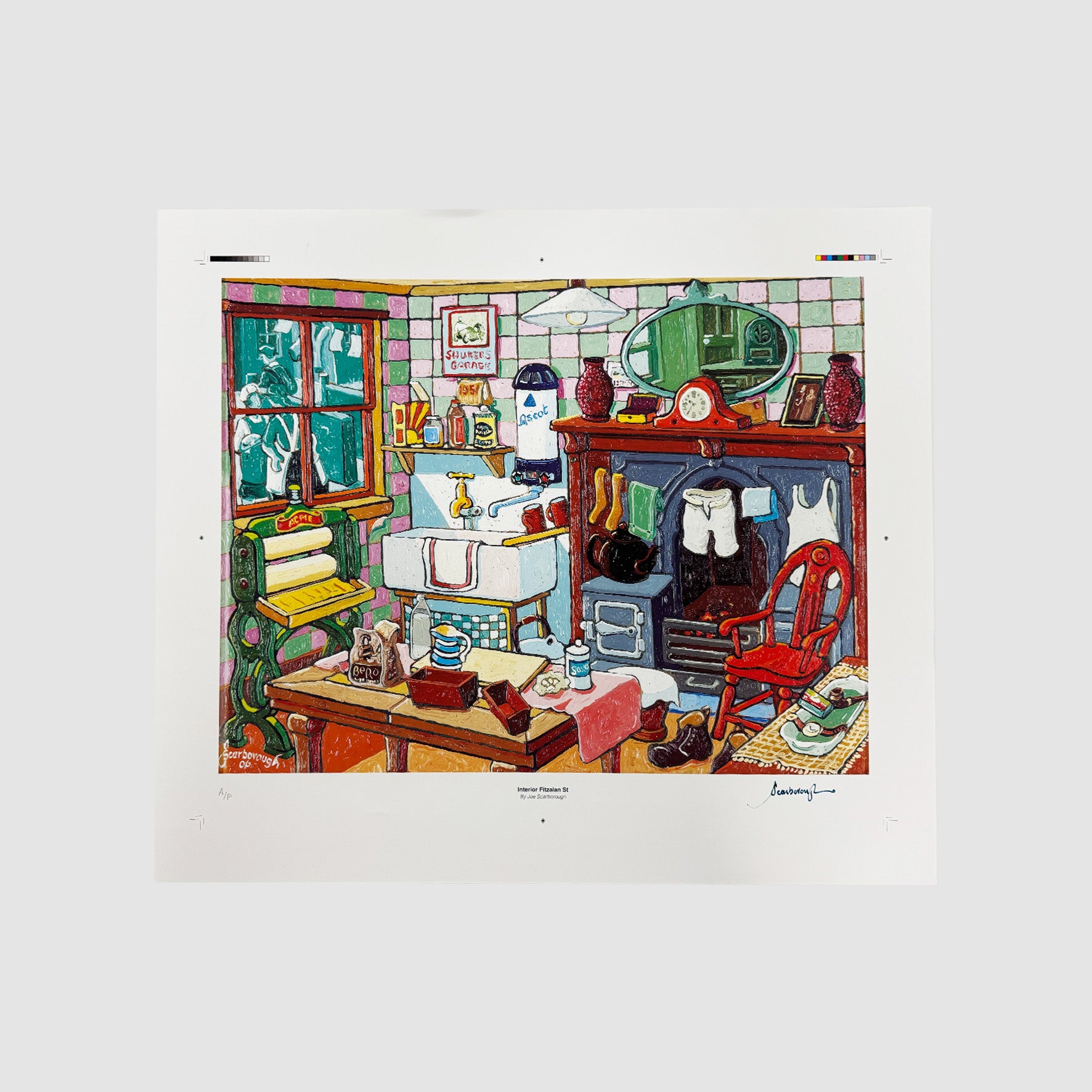 Interior Fitzalan St AP (2) Signed Archive Artist Proof Art Print - Joe Scarborough Art