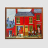 "Kick About on Mackenzie Street" Original Oil Painting on Canvas - Joe Scarborough Art