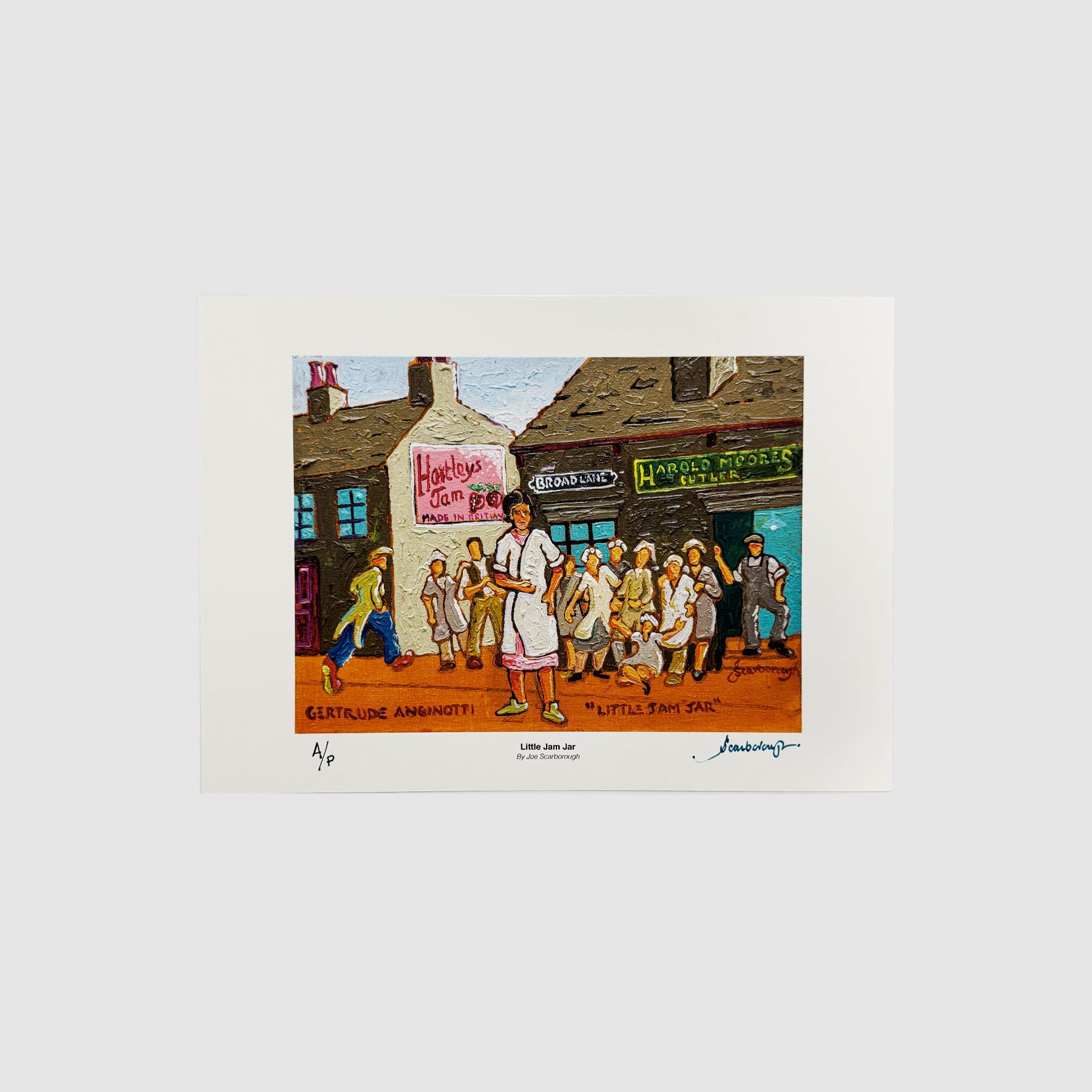 Little Jam Jar Signed Archive Artist Proof Art Print - Joe Scarborough Art