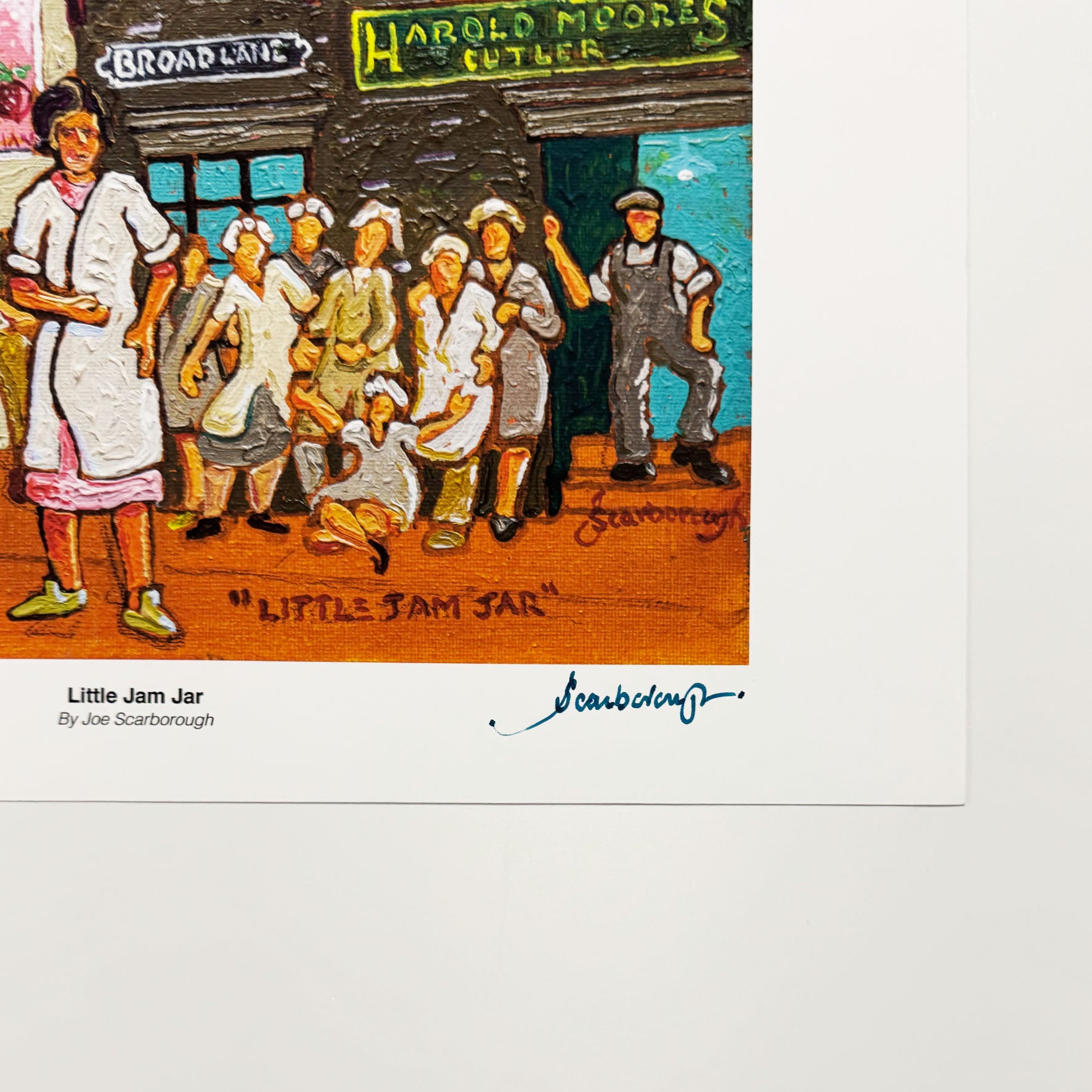 Little Jam Jar Signed Archive Artist Proof Art Print - Joe Scarborough Art