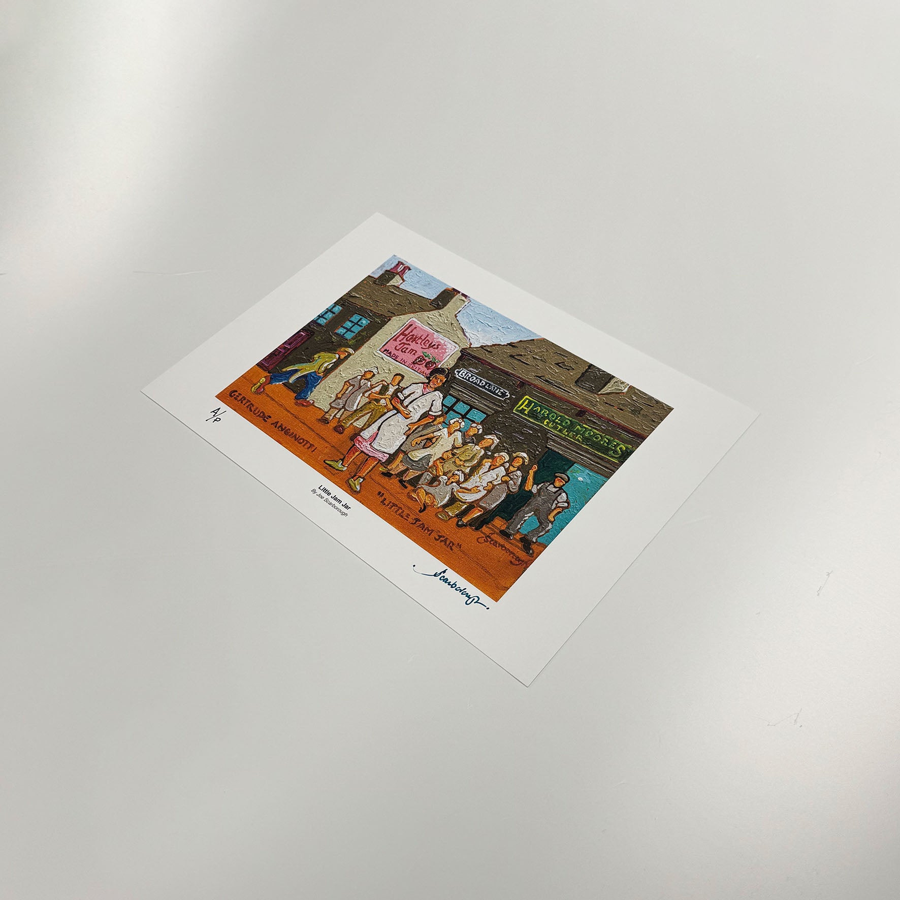 Little Jam Jar Signed Archive Artist Proof Art Print - Joe Scarborough Art