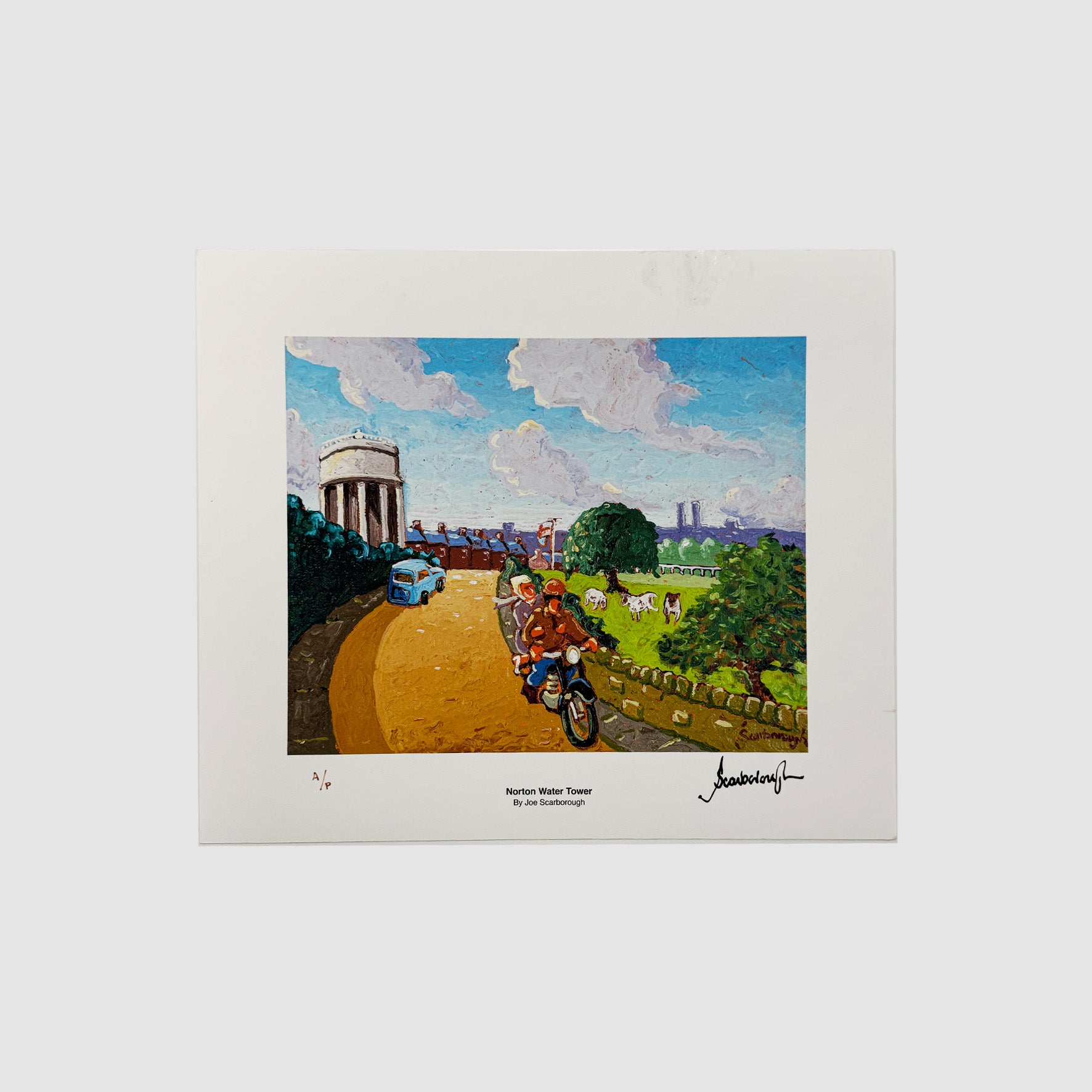 Norton Water Tower Signed Archive Artist Proof Art Print - Joe Scarborough Art
