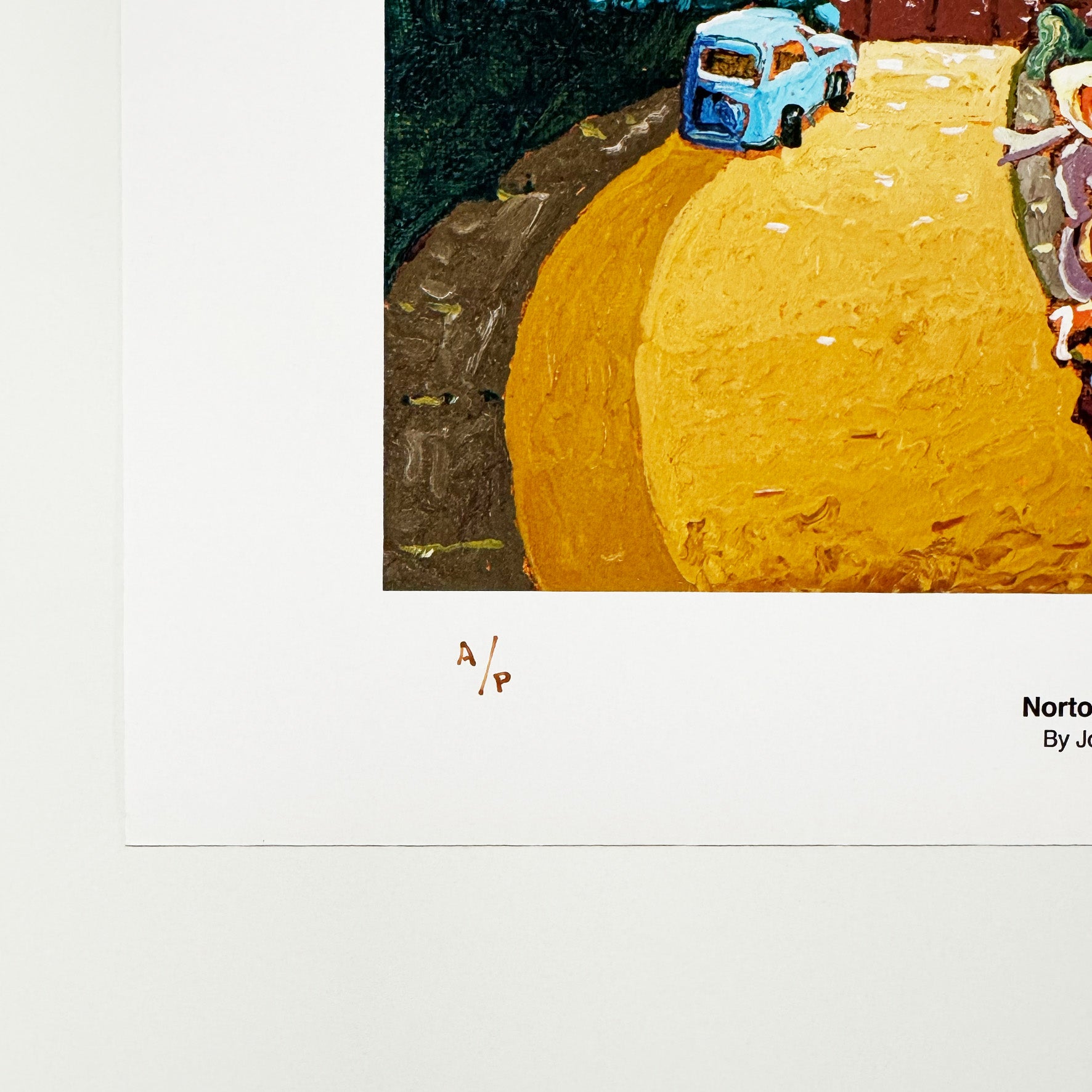 Norton Water Tower Signed Archive Artist Proof Art Print - Joe Scarborough Art