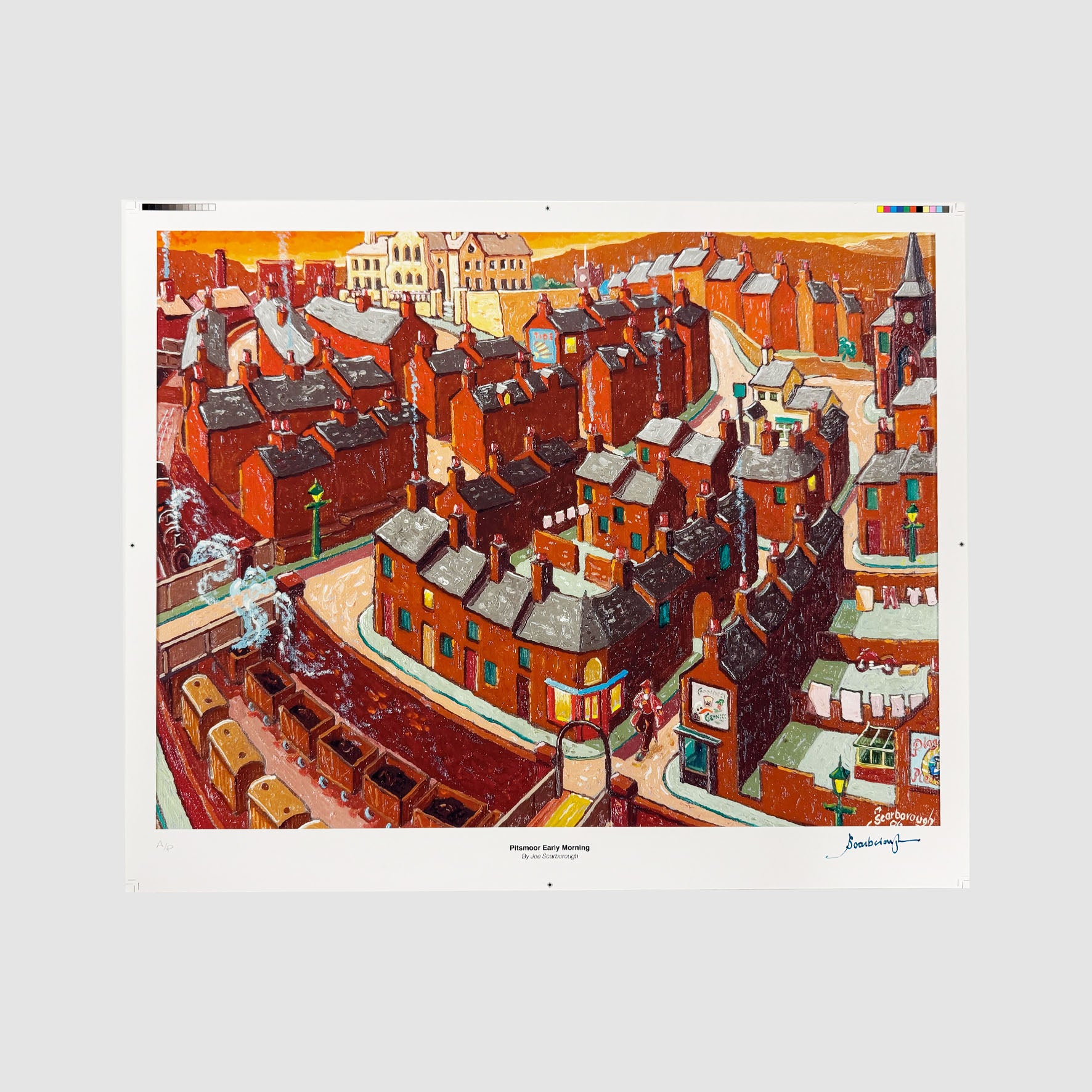 Pitsmoor Early Morning Signed Archive Artist Proof Art Print - Joe Scarborough Art