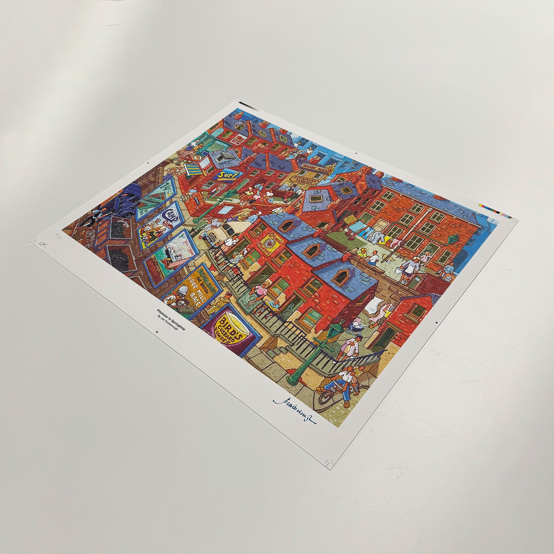 Pitsmoor in Springtime Signed Archive Artist Proof Art Print - Joe Scarborough Art