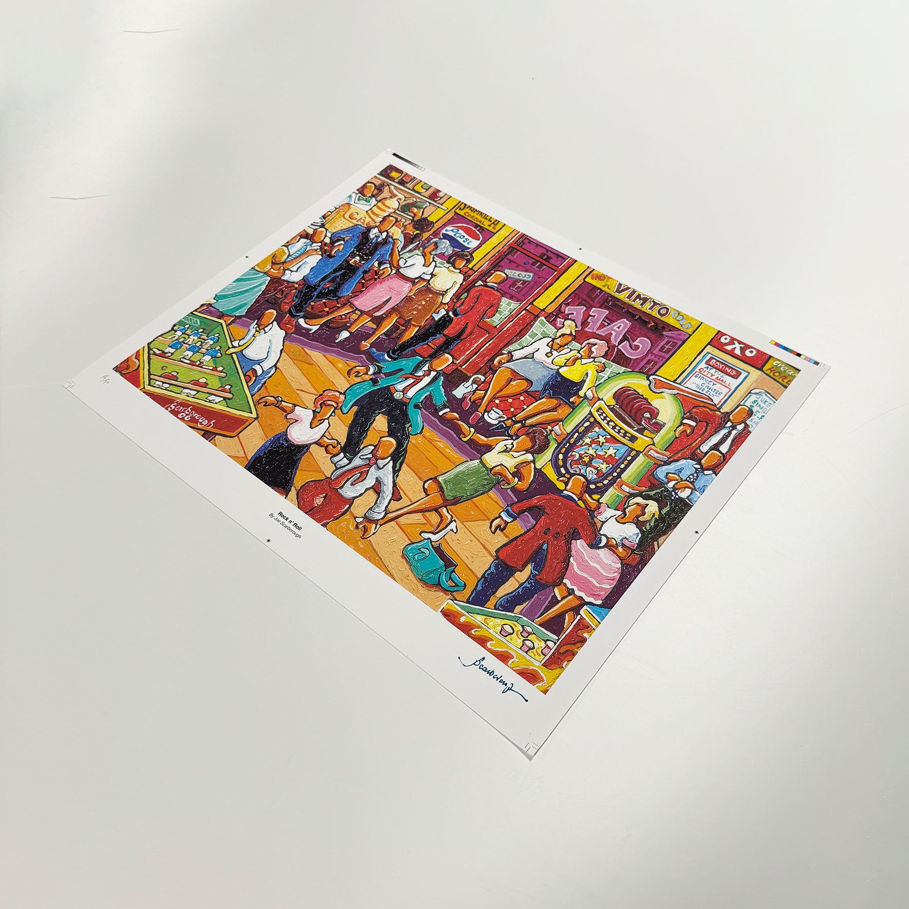 Rock n' Roll Signed Archive Artist Proof Art Print - Joe Scarborough Art