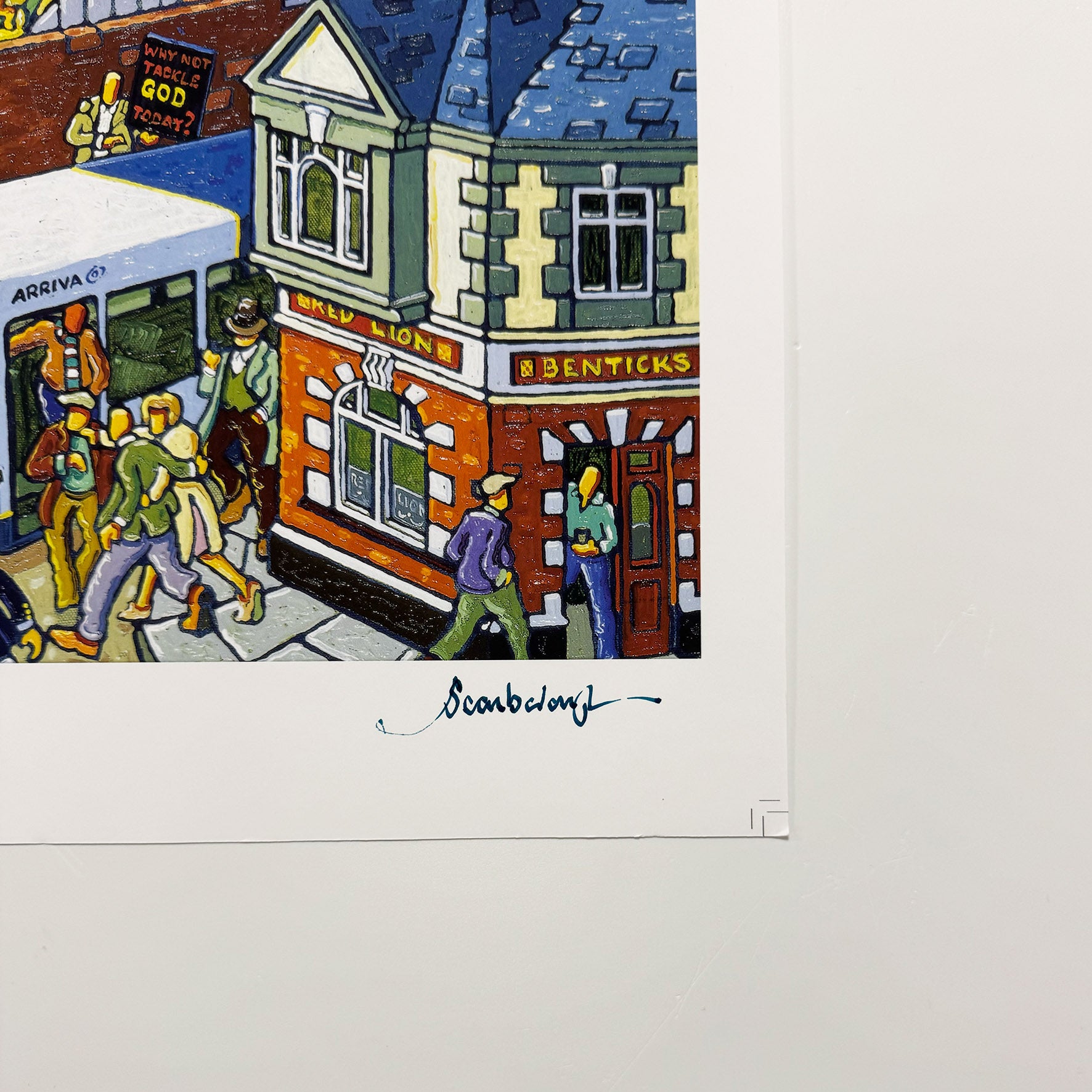 Saracens Signed Archive Artist Proof Art Print - Joe Scarborough Art