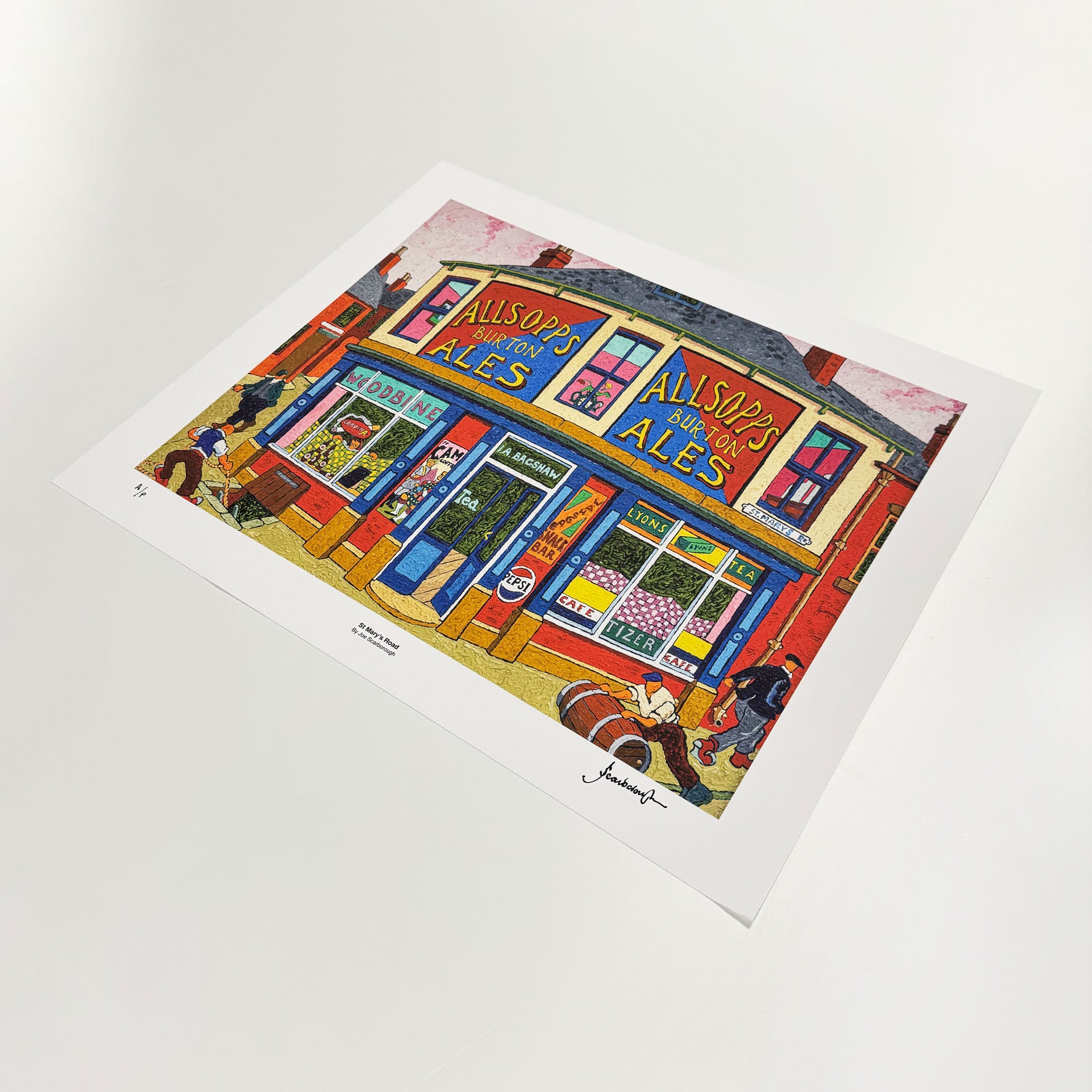 St Mary's Road Signed Archive Artist Proof Art Print - Joe Scarborough Art