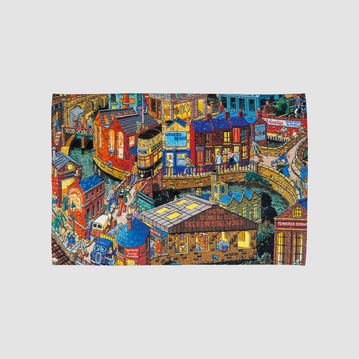 Joe Scarborough Tea Towel Steel in Sheffield - Joe Scarborough Art