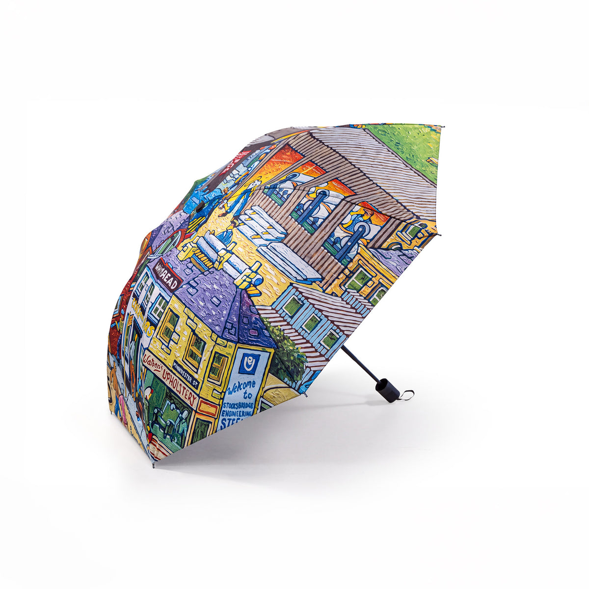 Joe Scarborough Umbrella Stocksbridge at Work and Leisure - Joe Scarborough Art