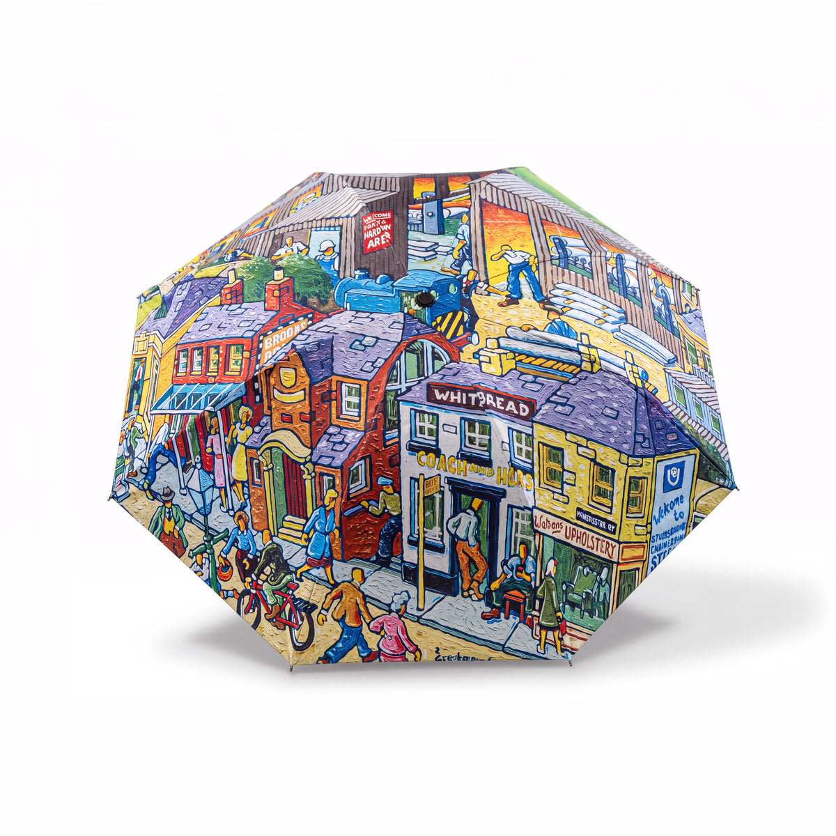 Joe Scarborough Umbrella Stocksbridge at Work and Leisure - Joe Scarborough Art