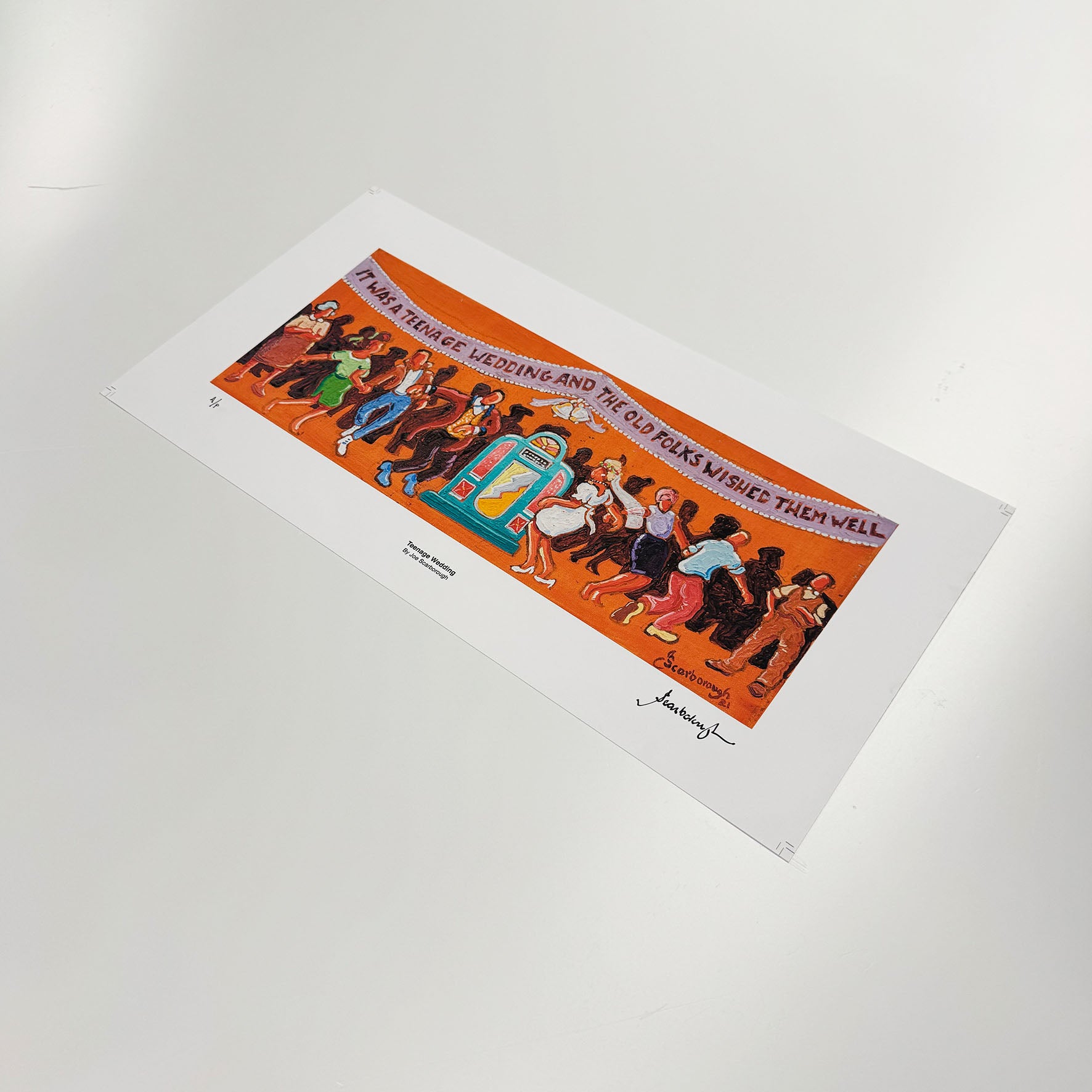 Teenage Wedding Signed Archive Artist Proof Art Print – Joe