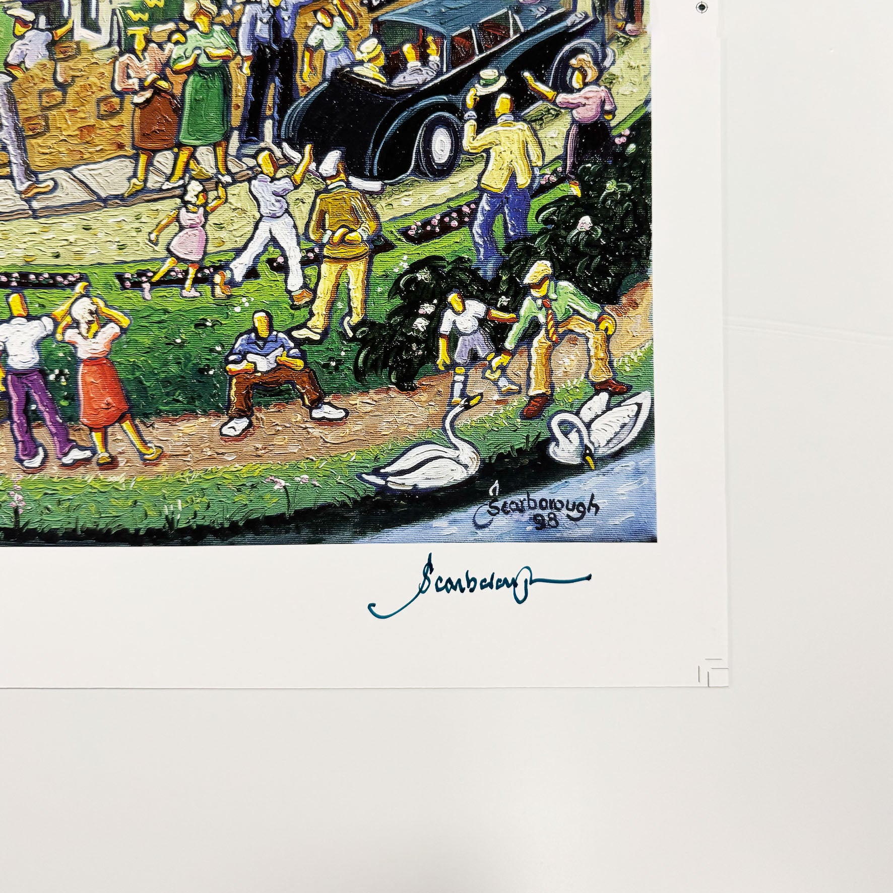 The Ashes: Trent Bridge Signed Archive Artist Proof Art Print - Joe Scarborough Art