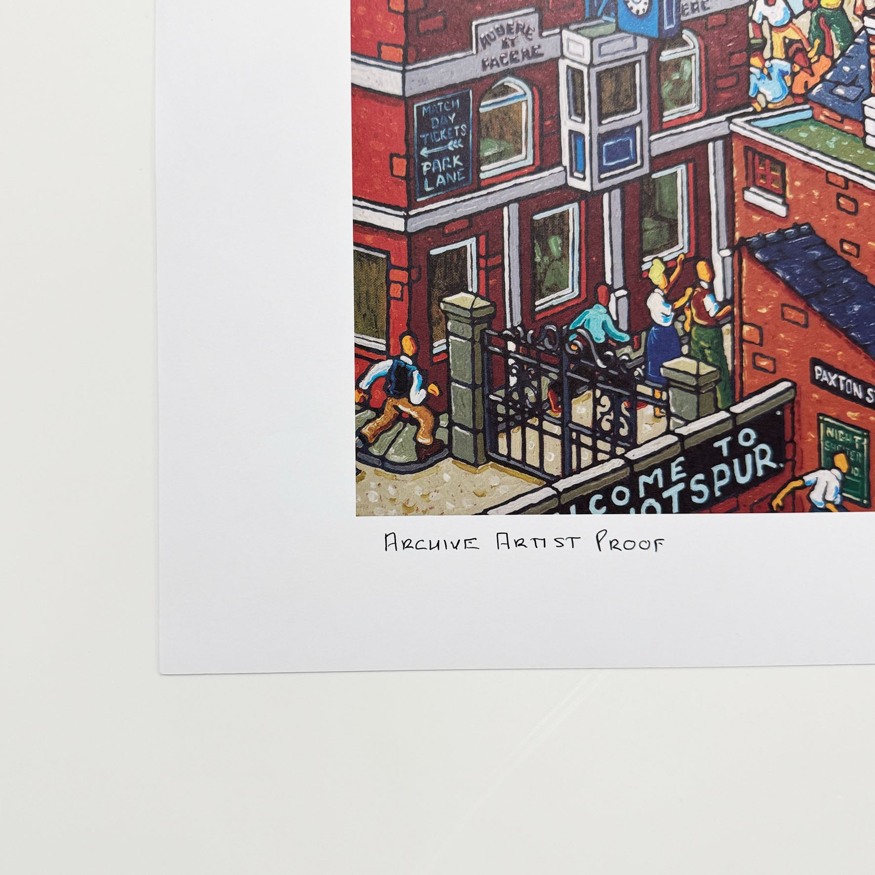 Tottenham Hotspur Signed Archive Artist Proof Art Print - Joe Scarborough Art