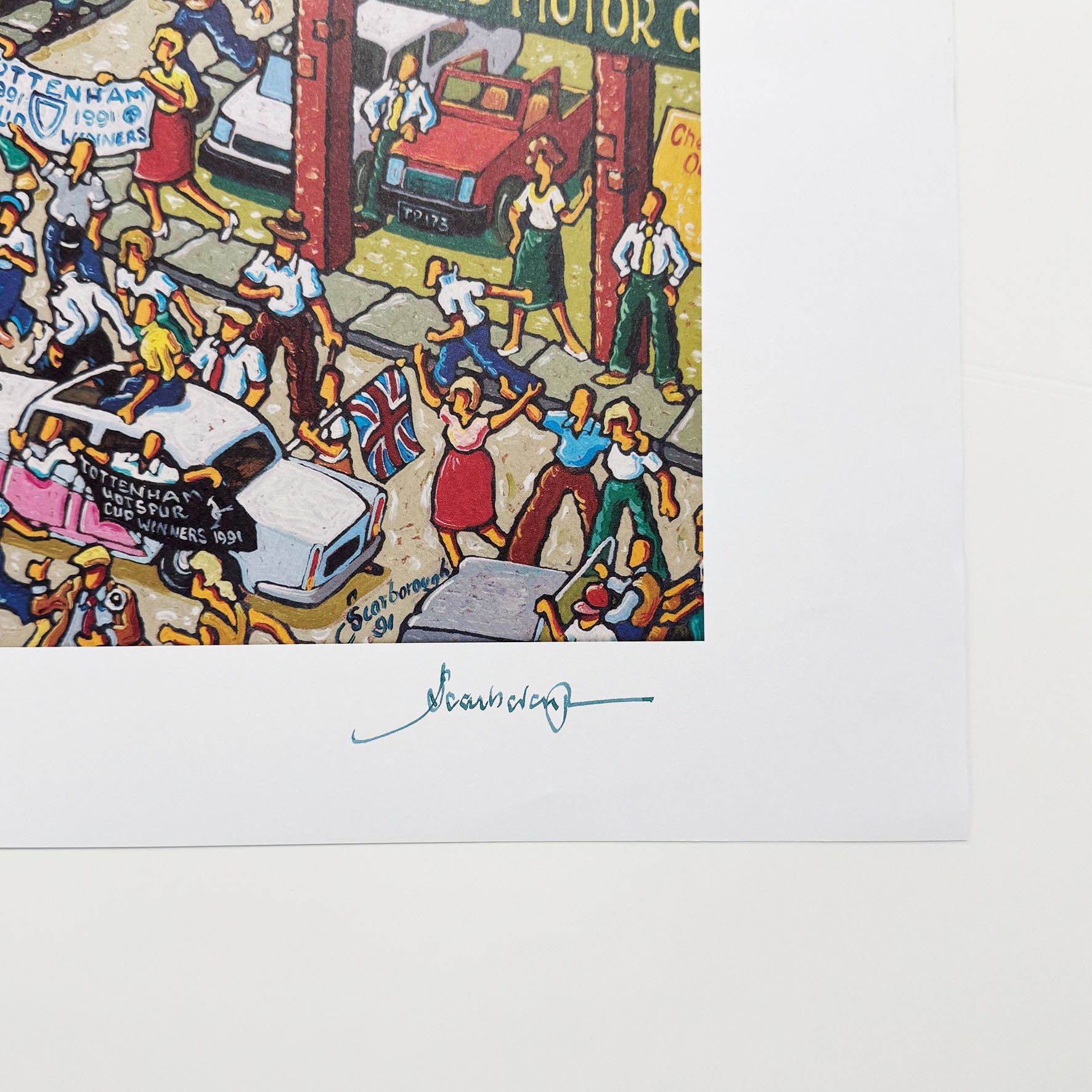 Tottenham Hotspur Signed Archive Artist Proof Art Print - Joe Scarborough Art
