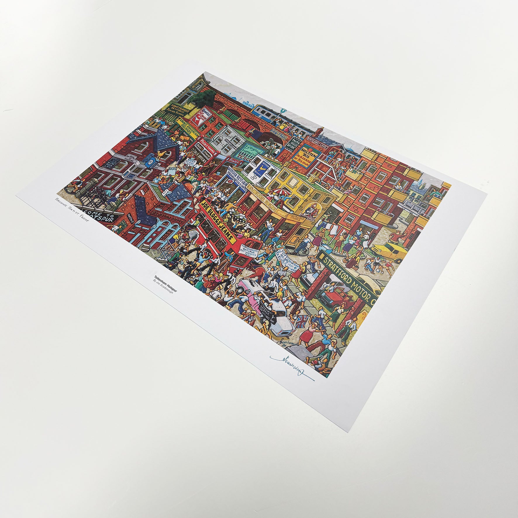 Tottenham Hotspur Signed Archive Artist Proof Art Print - Joe Scarborough Art