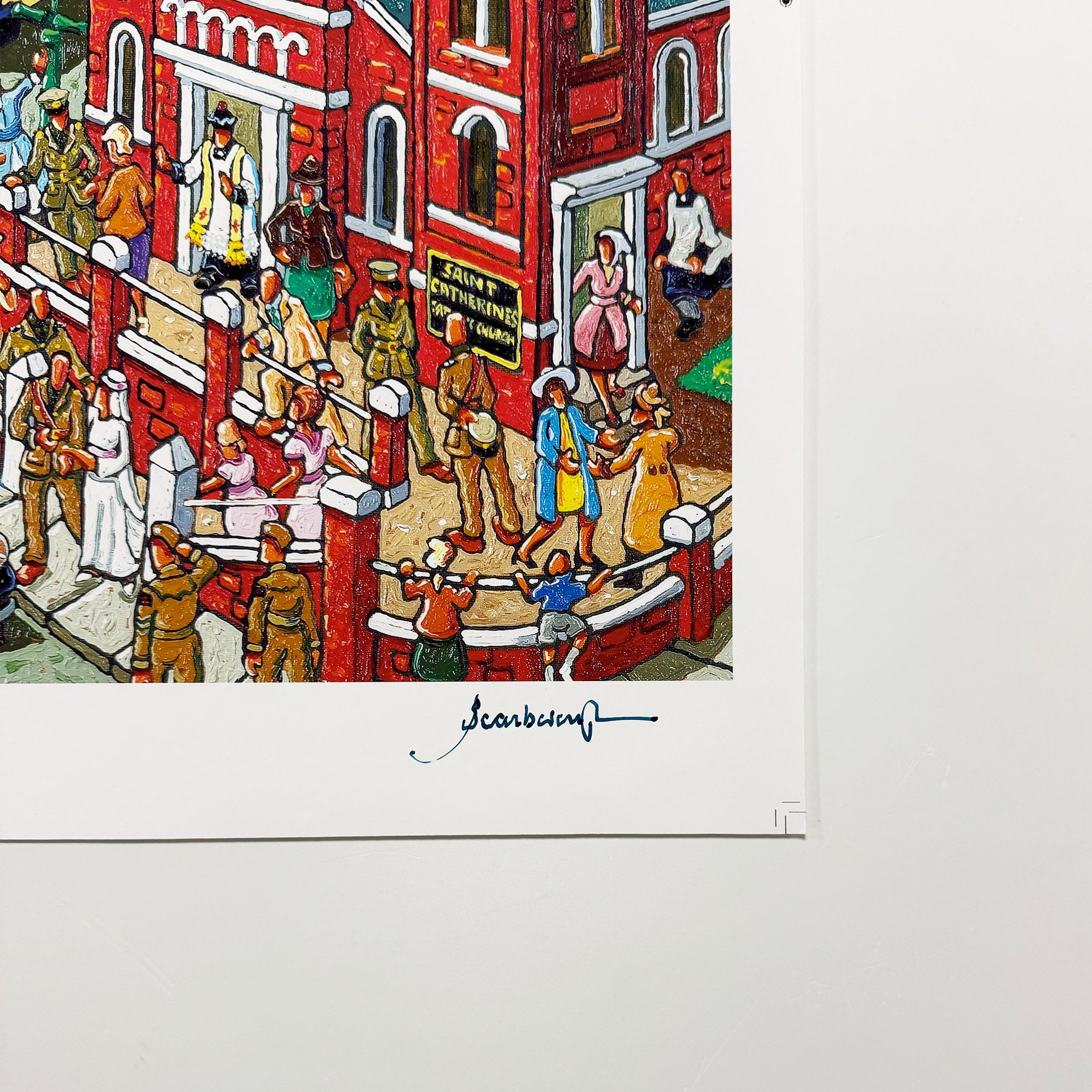 Wedding Day at Pitsmoor Signed Archive Artist Proof Art Print - Joe Scarborough Art