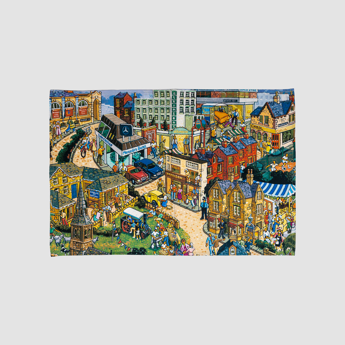Joe Scarborough Tea Towel Westside - Joe Scarborough Art