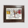 "The First Tram" Hand Coloured, Signed Limited Edition Screen Print 3/100 - Joe Scarborough Art