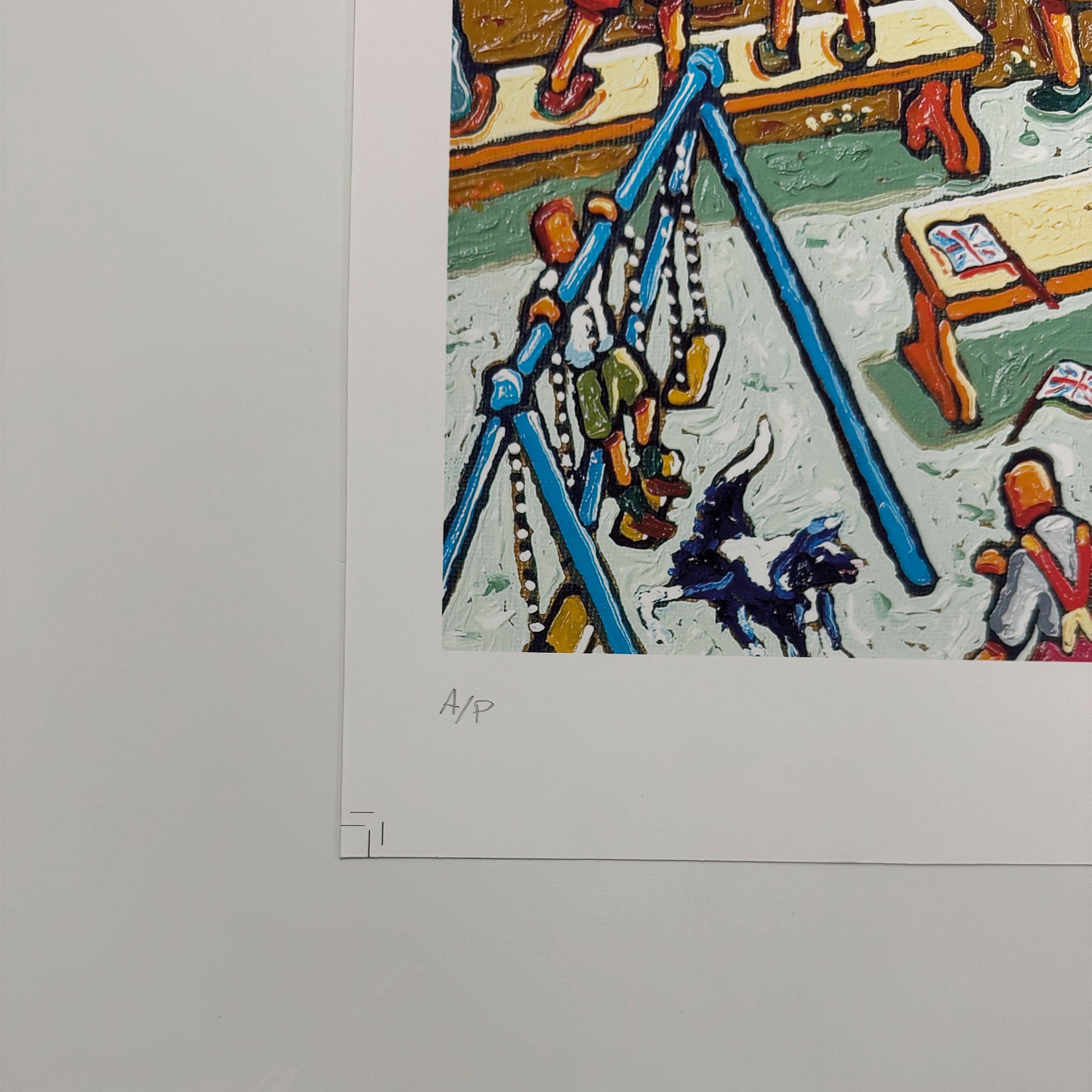 Waiting for the Royal Train Signed Archive Artist Proof Art Print - Joe Scarborough Art