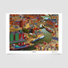 Joe Scarborough Signed Art Print 5pm on the Canal - Joe Scarborough Art