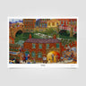 Joe Scarborough Signed Art Print Mowbray Street - Joe Scarborough Art