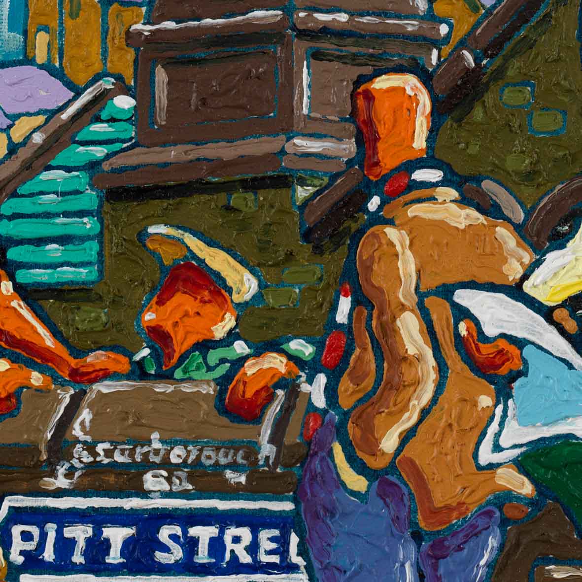 Joe Scarborough Signed Art Print Pitt Street - Joe Scarborough Art