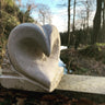The Little Love heart Sculpture by Andrew Vickers (Stoneface) - Joe Scarborough Art