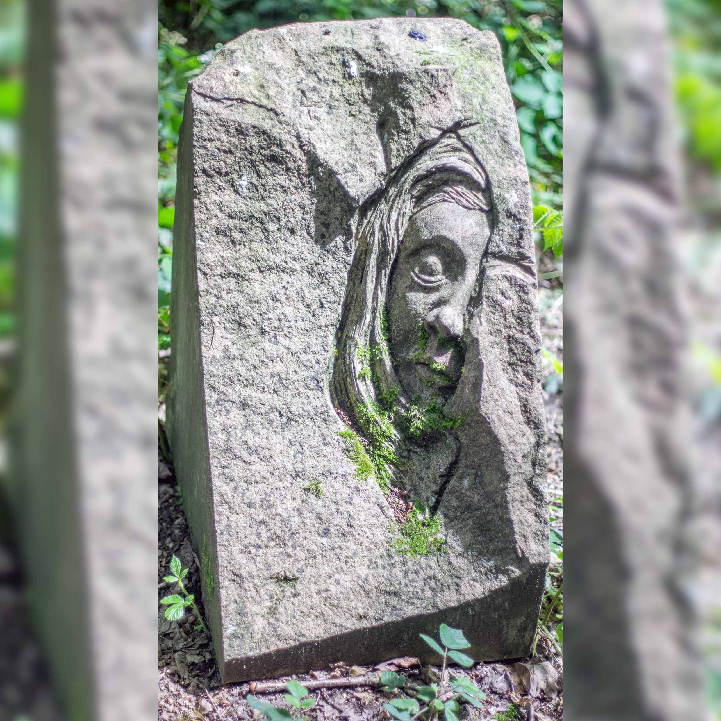 The Woman in Stone Sculpture by Andrew Vickers (Stoneface) - Joe Scarborough Art